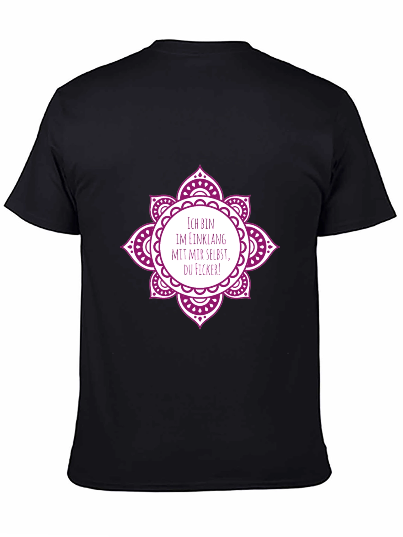 Ich Bin Im Einklang T-Shirt - Mandala Design