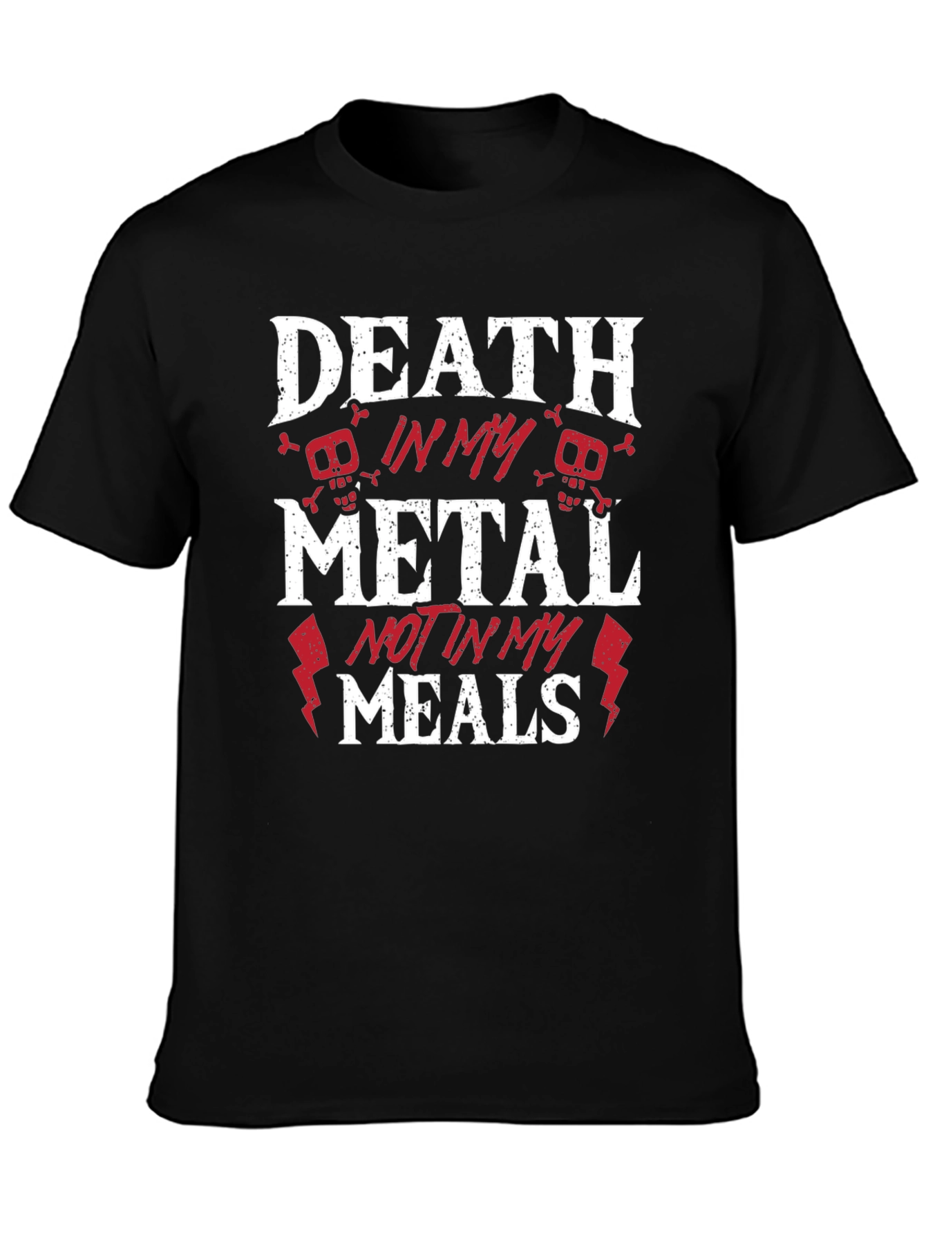 Death Metal Graphic T-Shirt - Black