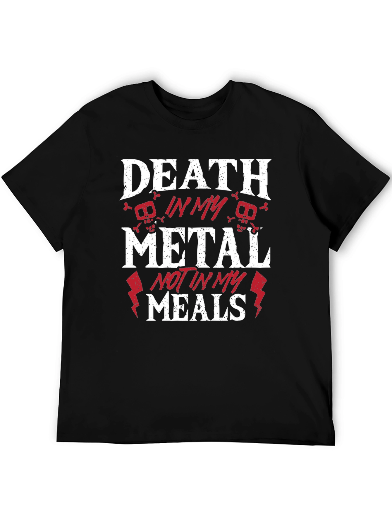 Death Metal Graphic T-Shirt - Black