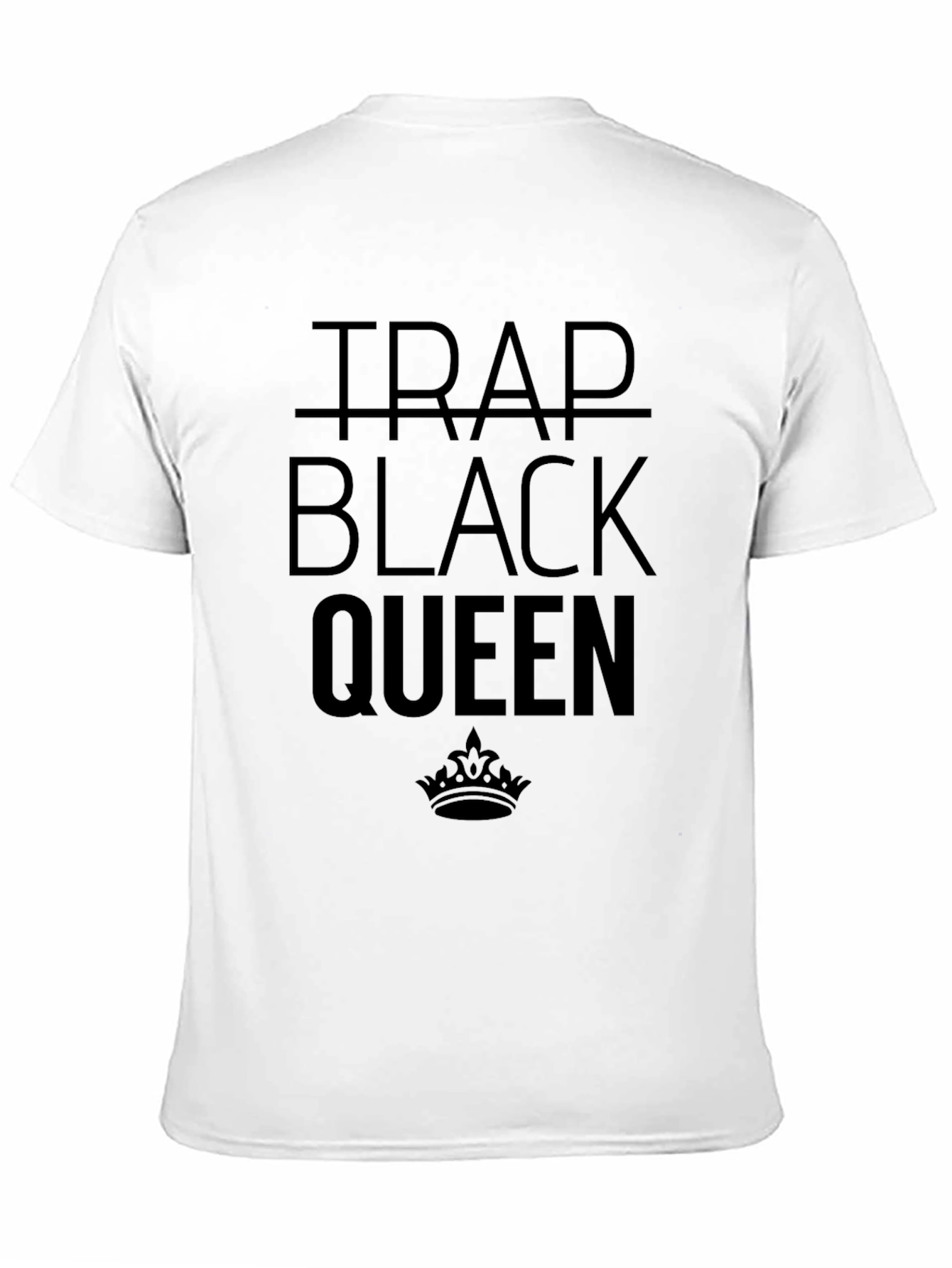 Trap Black Queen Graphic T-Shirt - Black