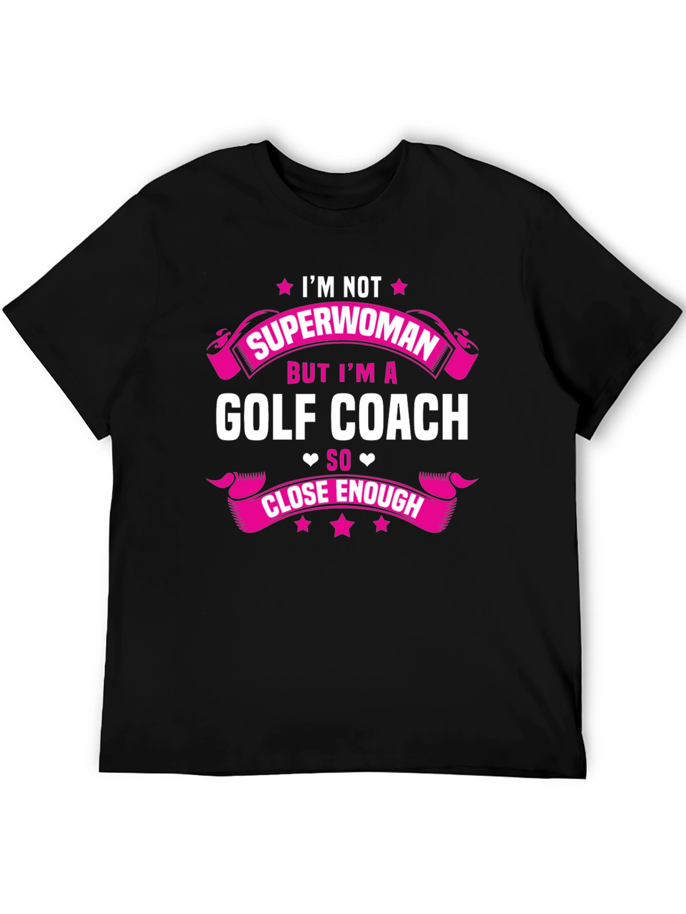 Golf Coach Superwoman Graphic T-Shirt