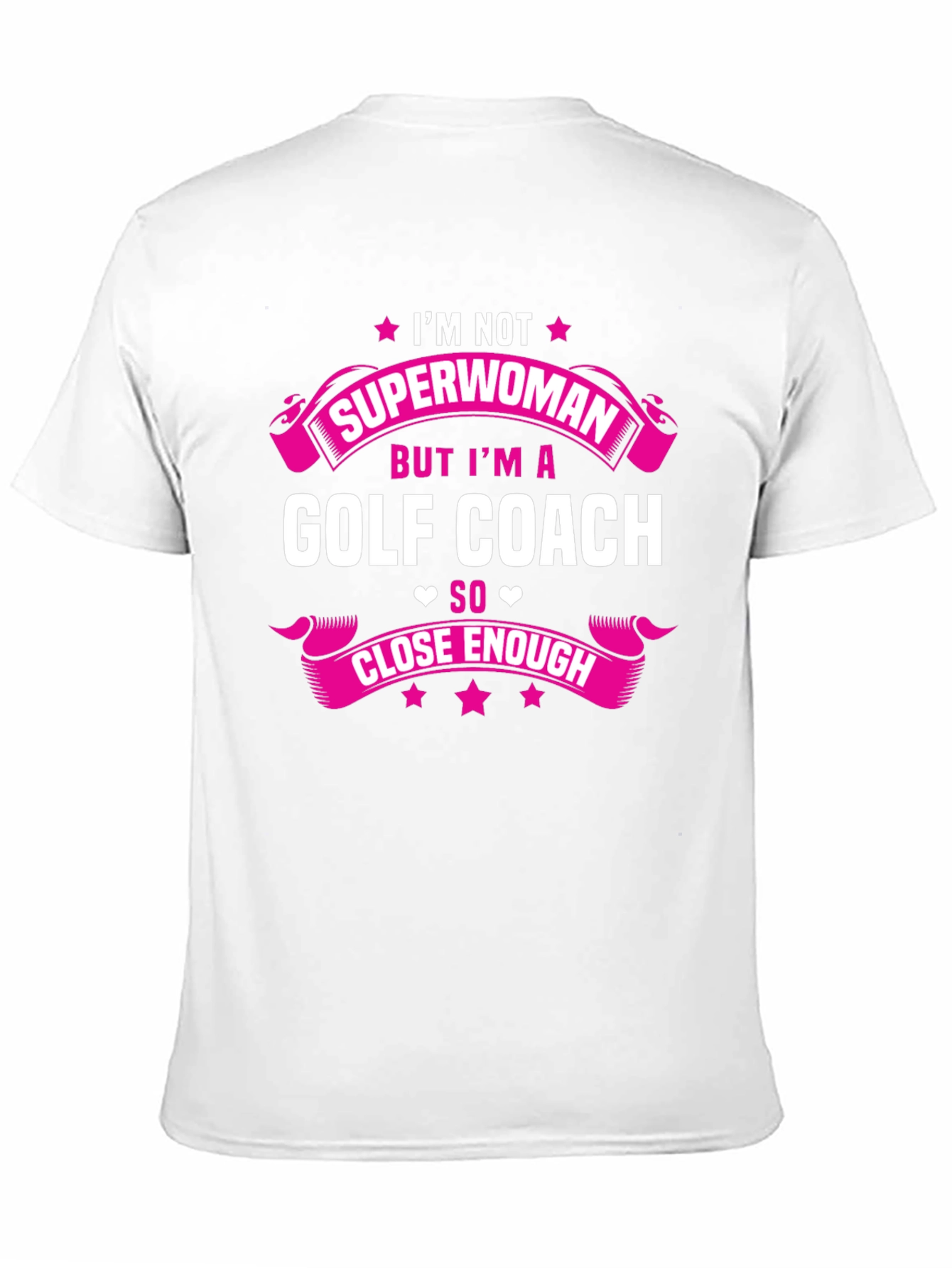 Golf Coach Superwoman Graphic T-Shirt