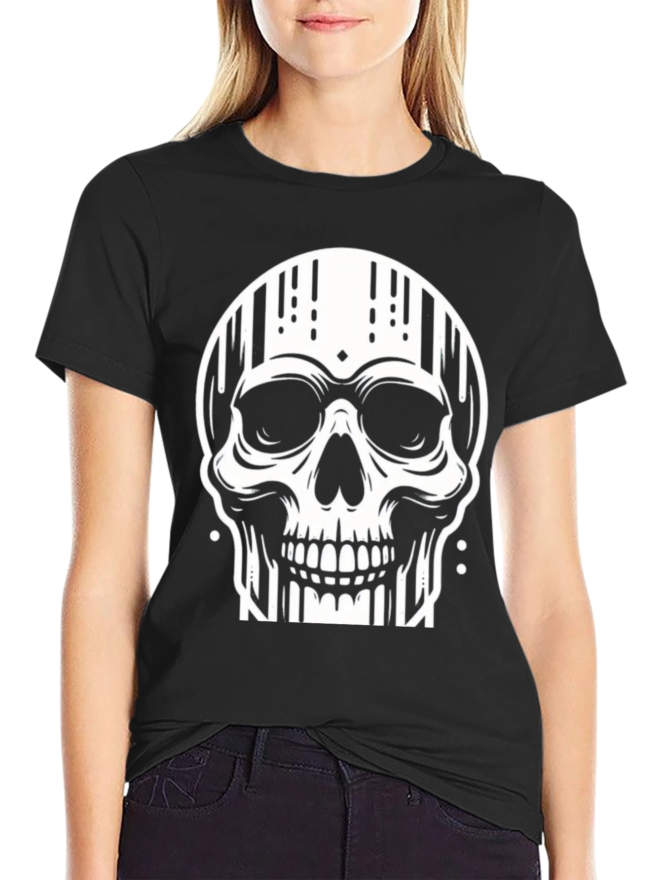 Skull Graphic Black T-Shirt