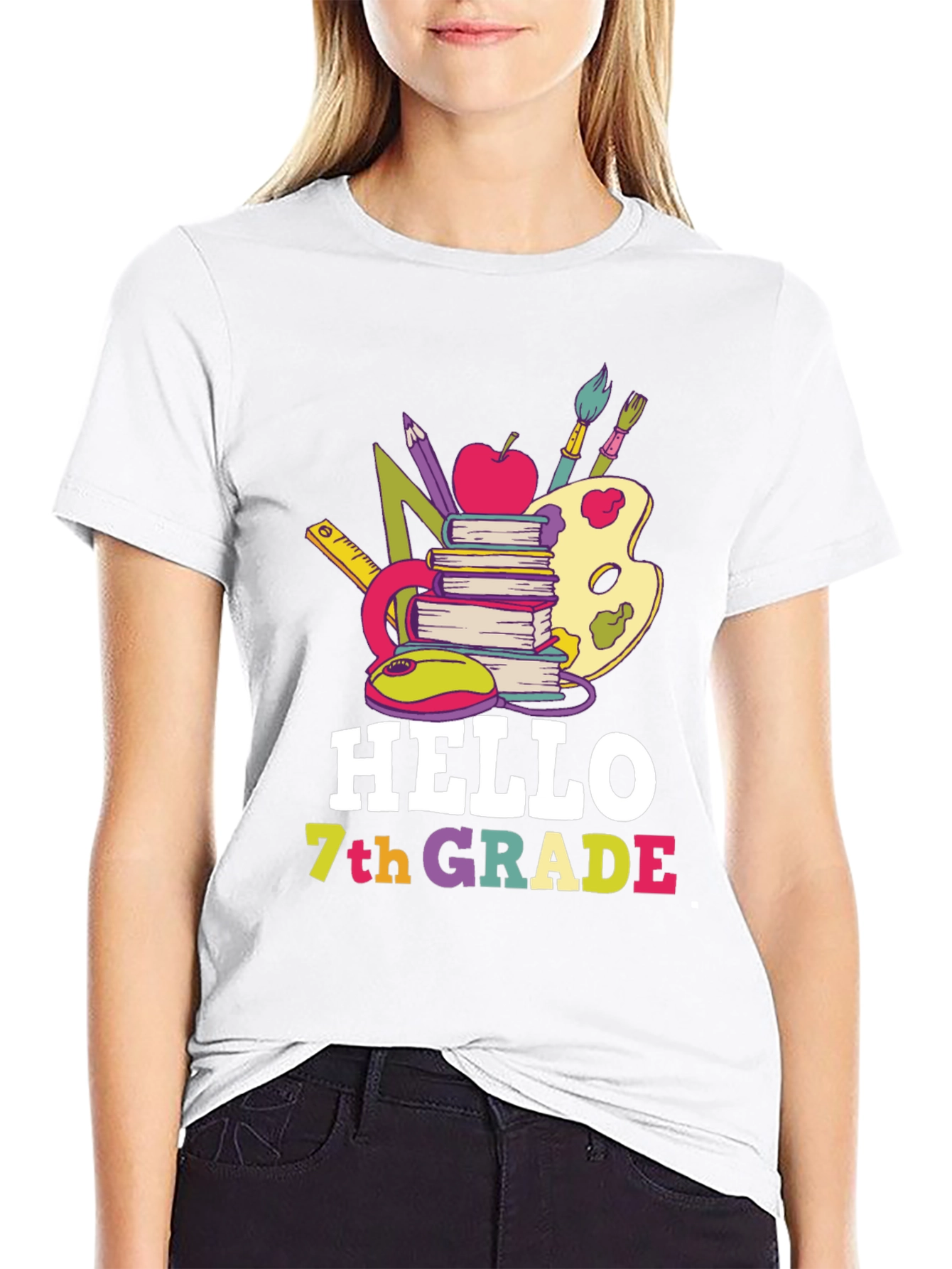 Hello 7th Grade T-Shirt Back to School