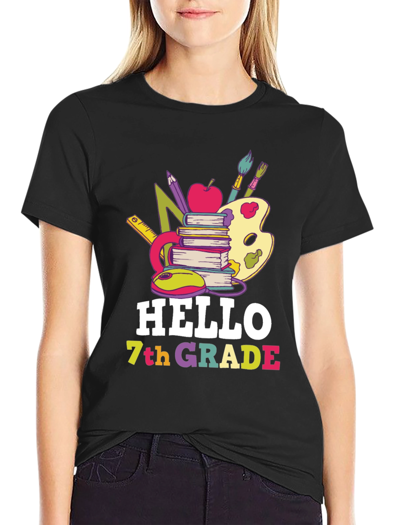 Hello 7th Grade T-Shirt Back to School
