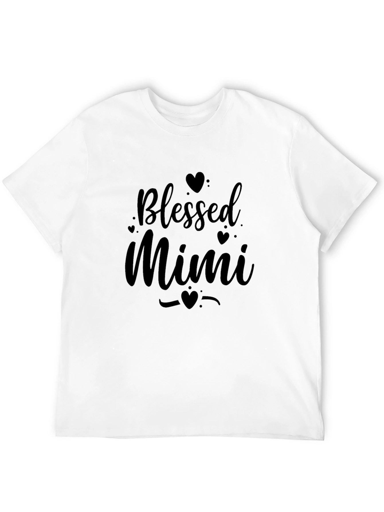 Blessed Mimi Black Graphic Tee