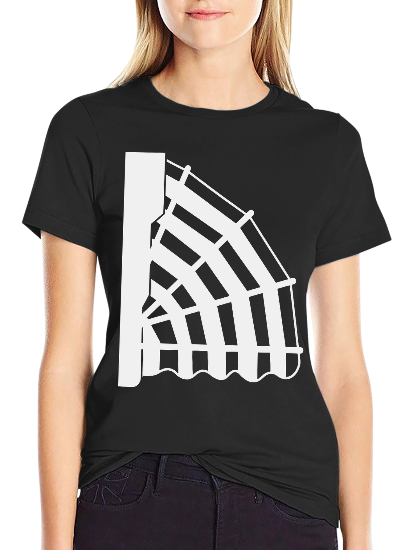 Abstract Archway Graphic T-Shirt