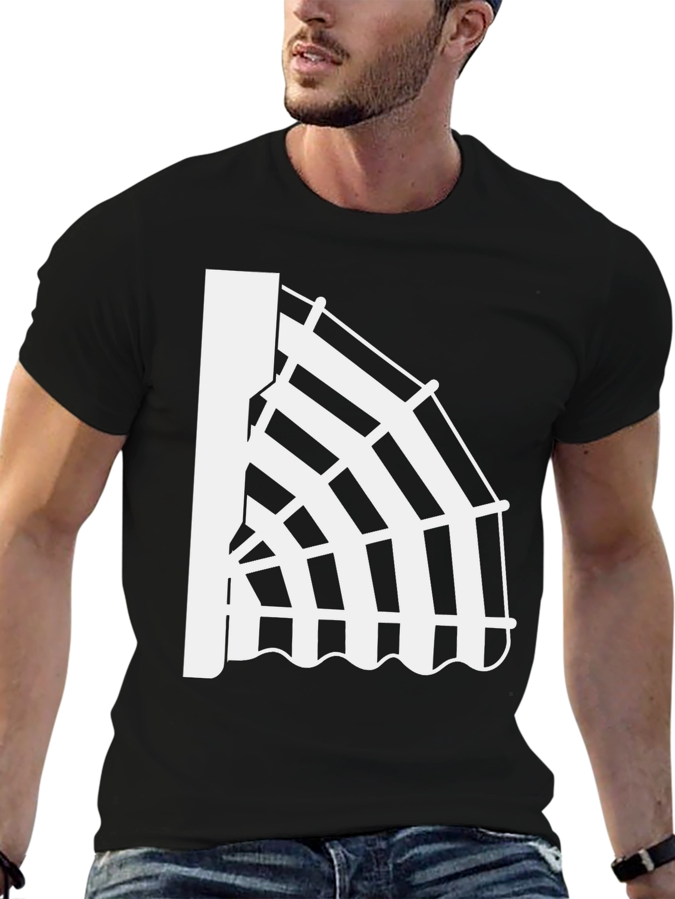 Abstract Archway Graphic T-Shirt