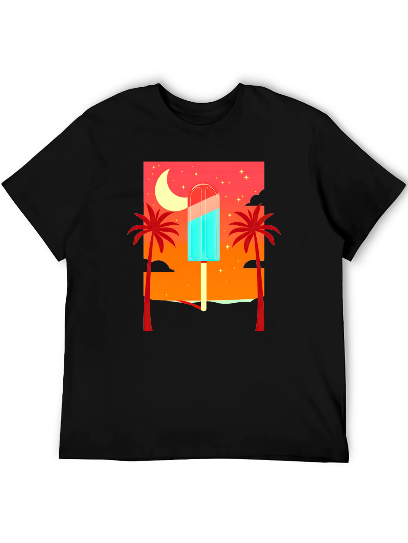 Tropical Popsicle Graphic Tee - Summer Vibes