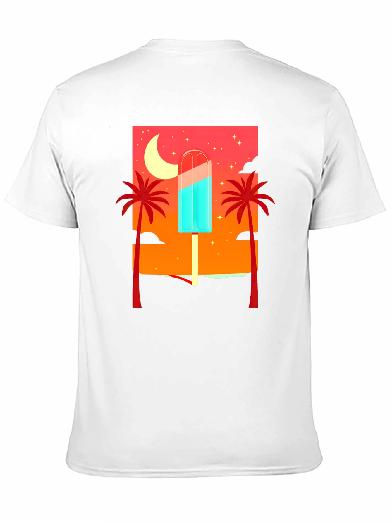 Tropical Popsicle Graphic Tee - Summer Vibes