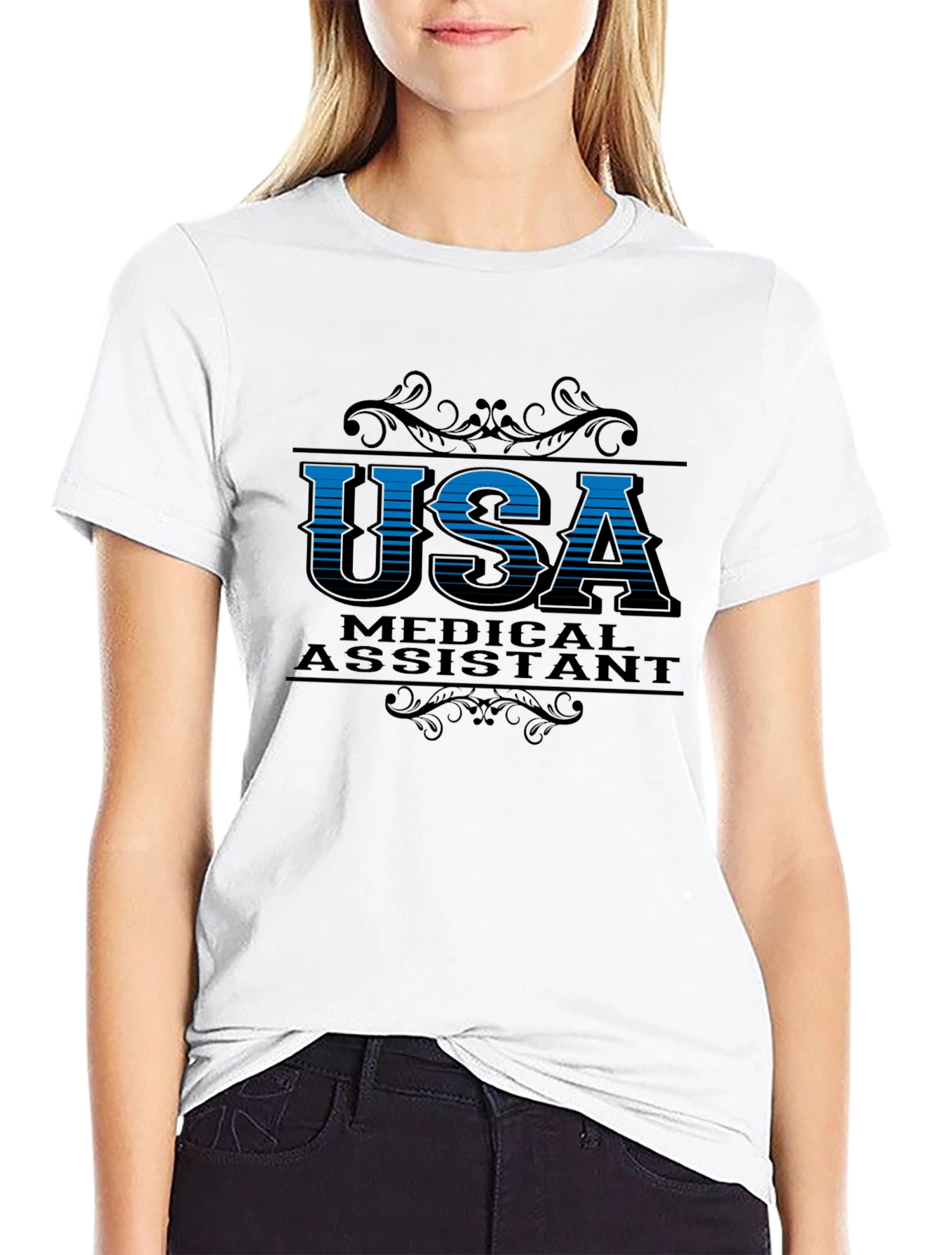 USA Medical Assistant Graphic T-Shirt