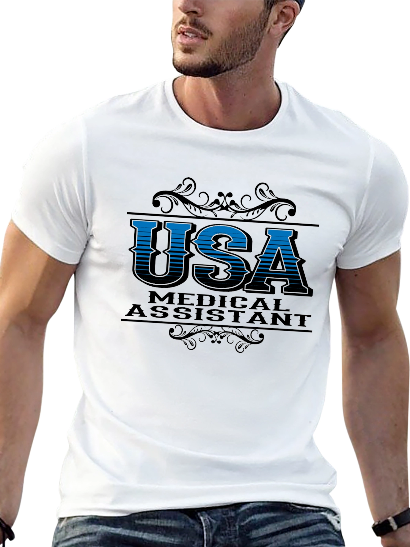 USA Medical Assistant Graphic T-Shirt