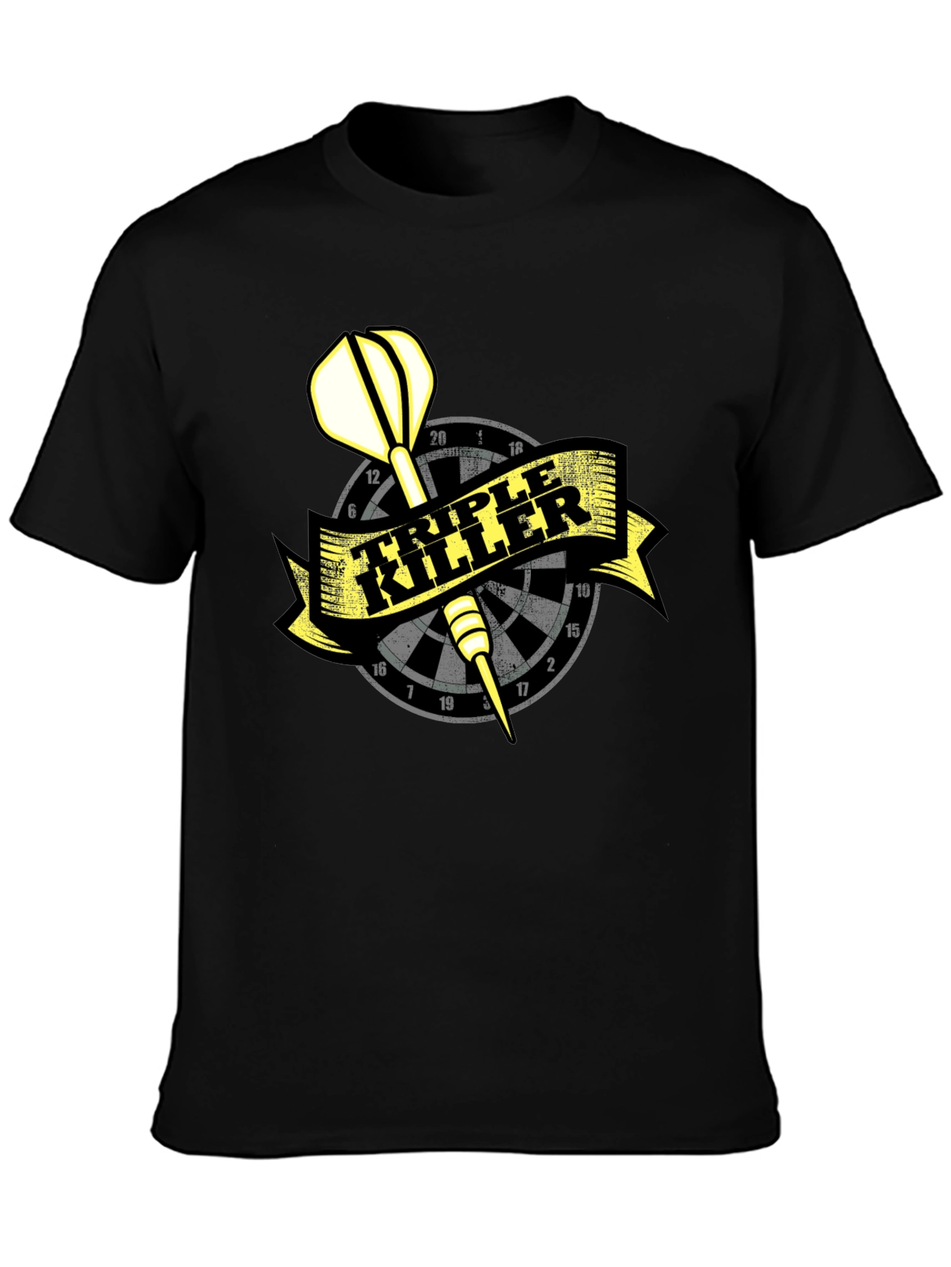Triple Killer Dart T-Shirt - Cool Dartboard Tee