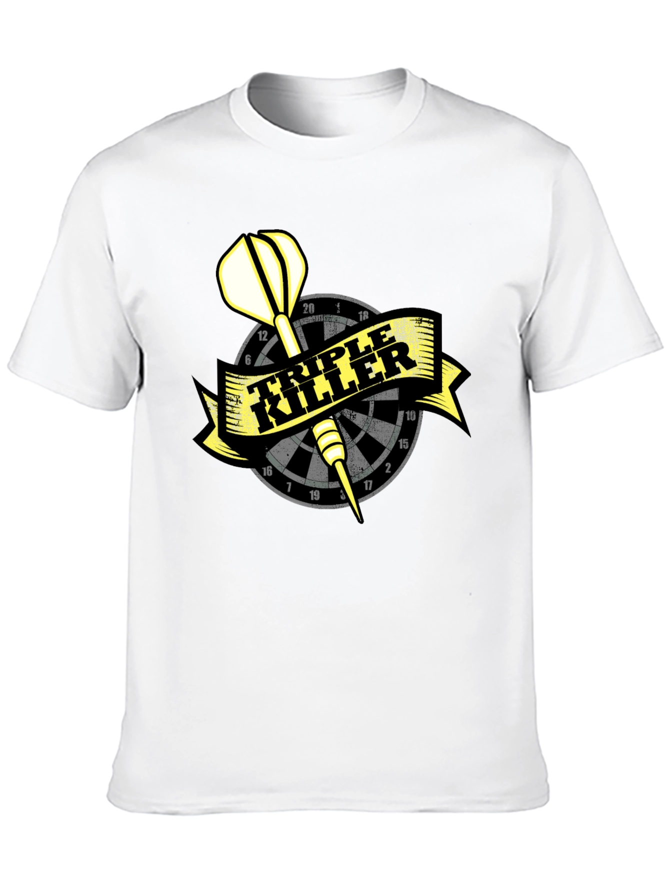 Triple Killer Dart T-Shirt - Cool Dartboard Tee
