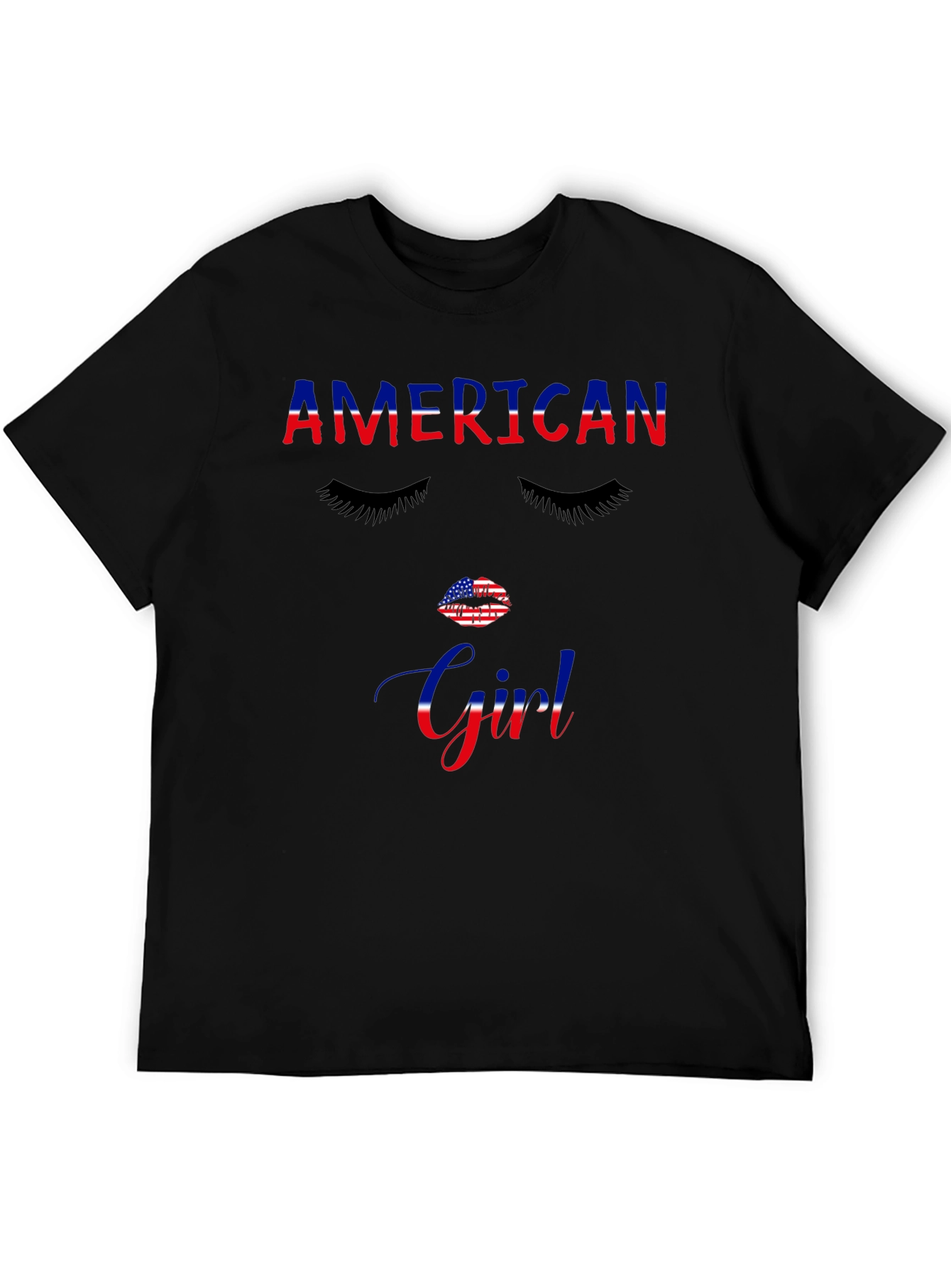 American Girl Patriotic Graphic T-Shirt