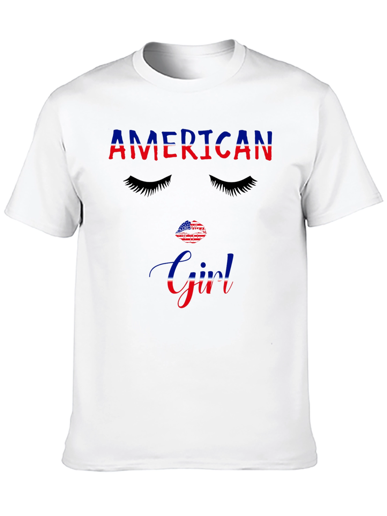 American Girl Patriotic Graphic T-Shirt