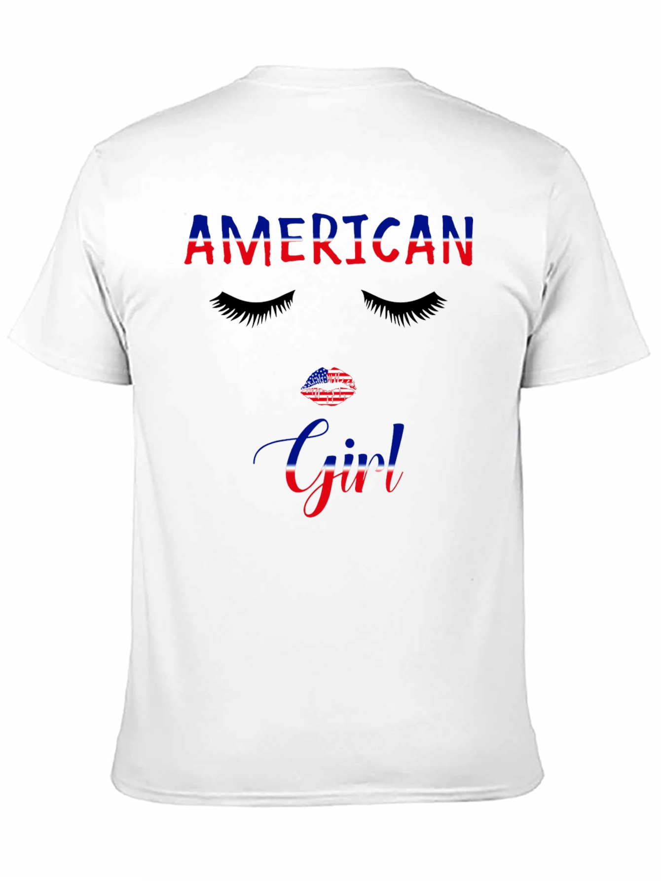 American Girl Patriotic Graphic T-Shirt