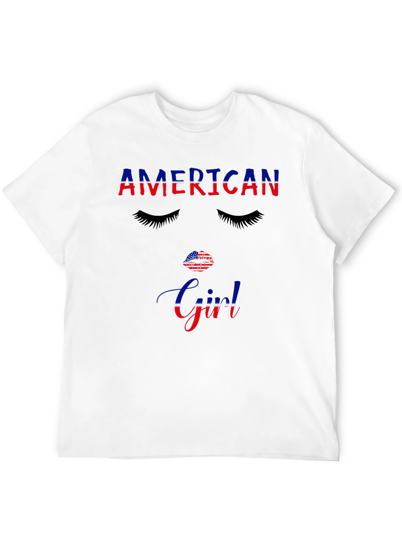 American Girl Patriotic Graphic T-Shirt