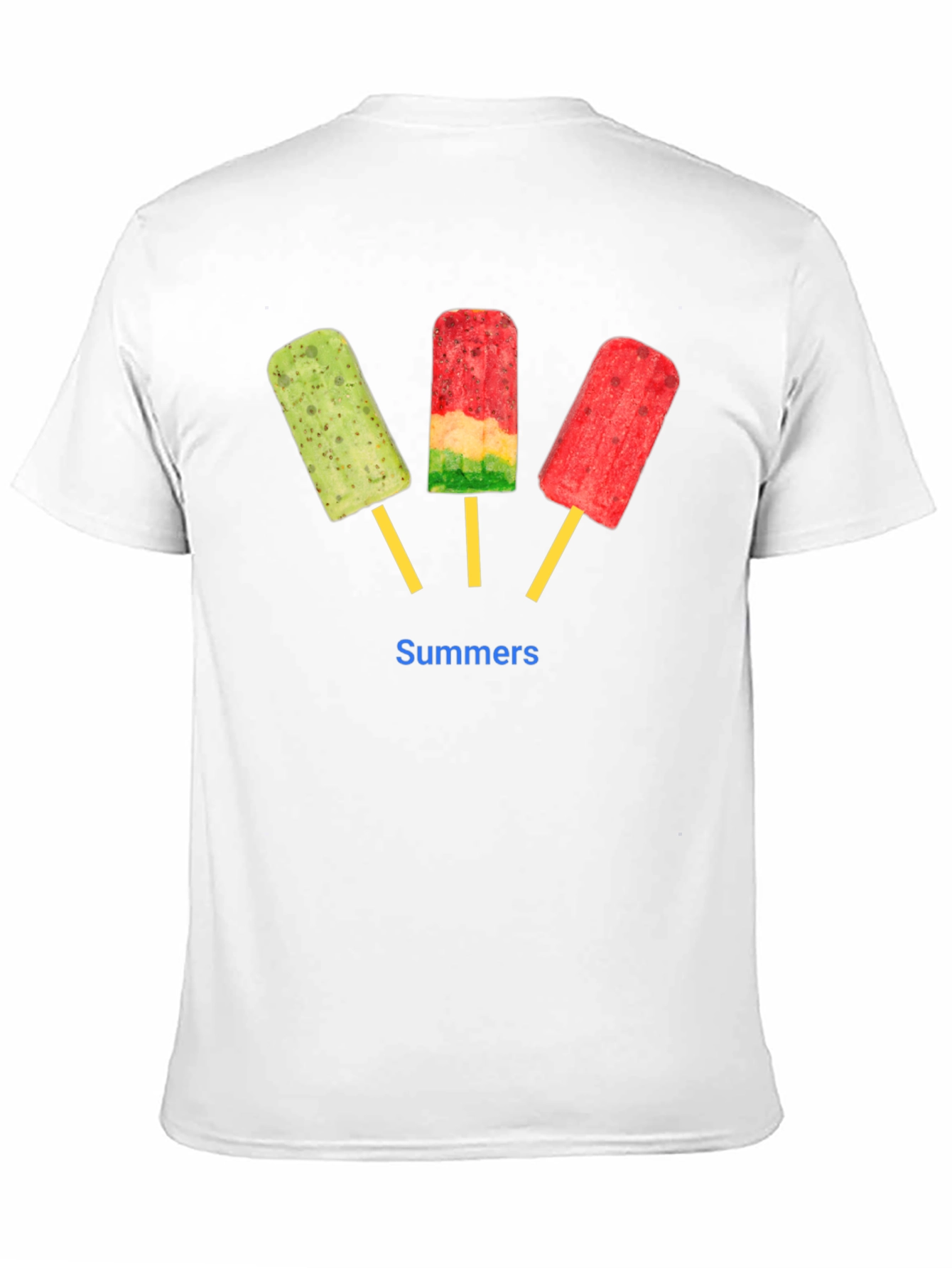 Summers Popsicle Graphic T-Shirt - Black