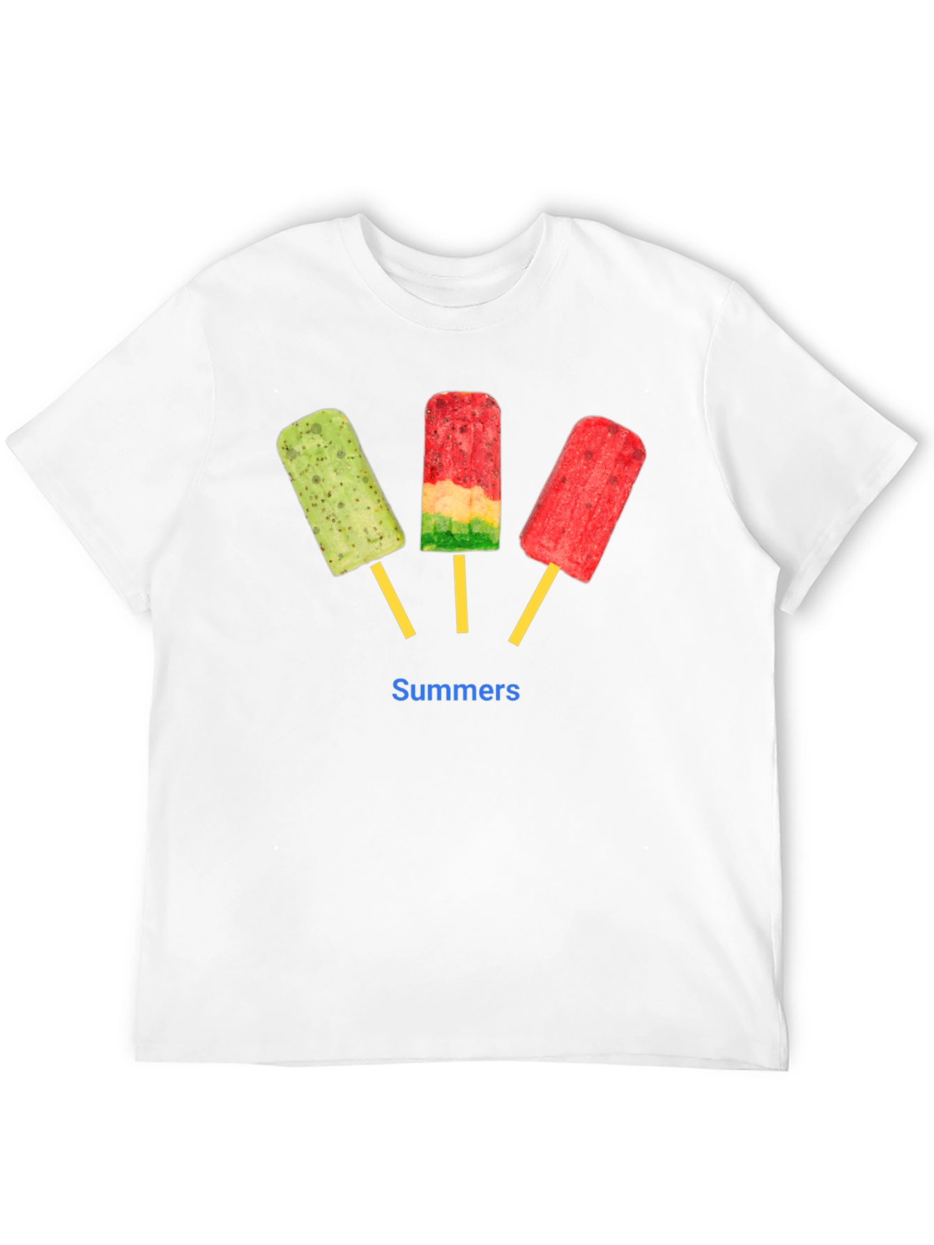 Summers Popsicle Graphic T-Shirt - Black