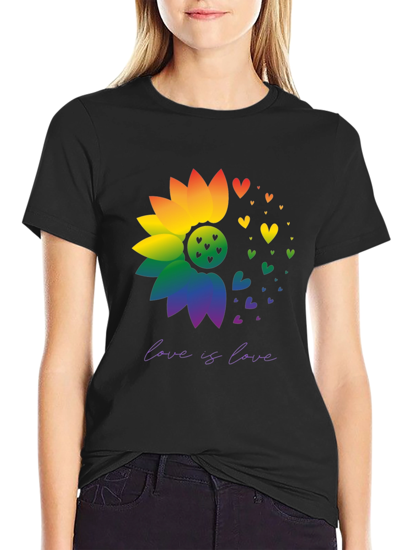Love is Love Sunflower Pride T-Shirt
