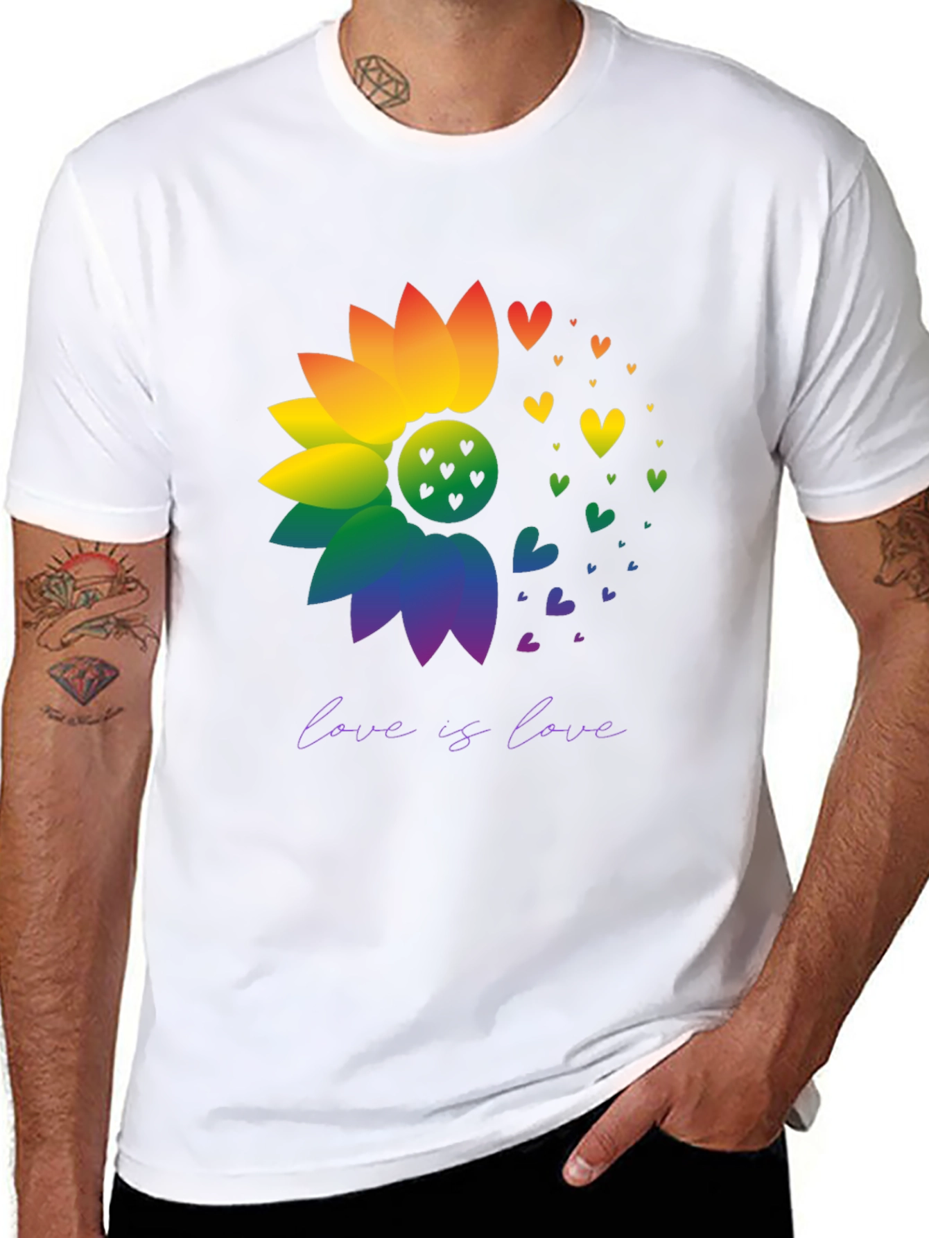 Love is Love Sunflower Pride T-Shirt
