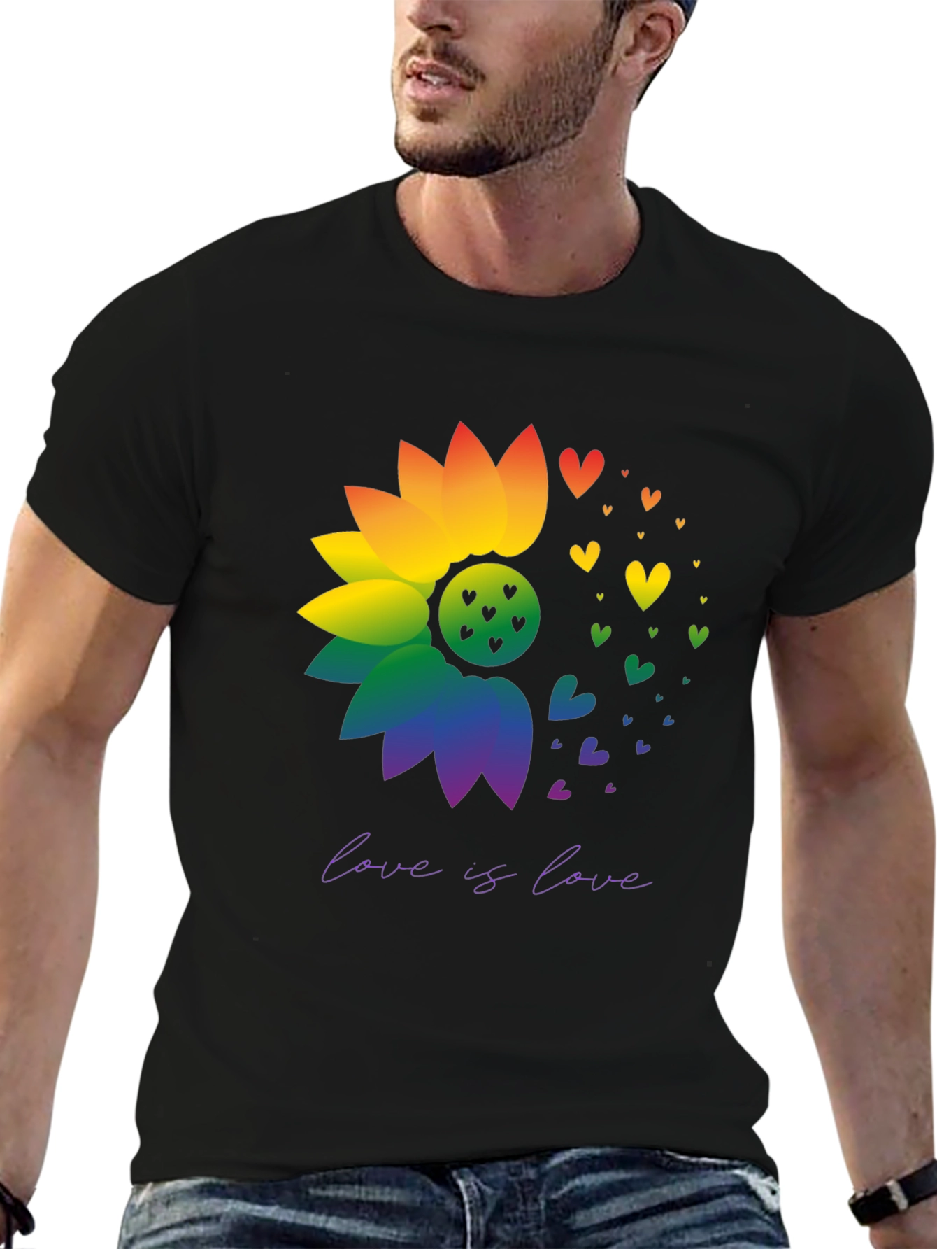 Love is Love Sunflower Pride T-Shirt