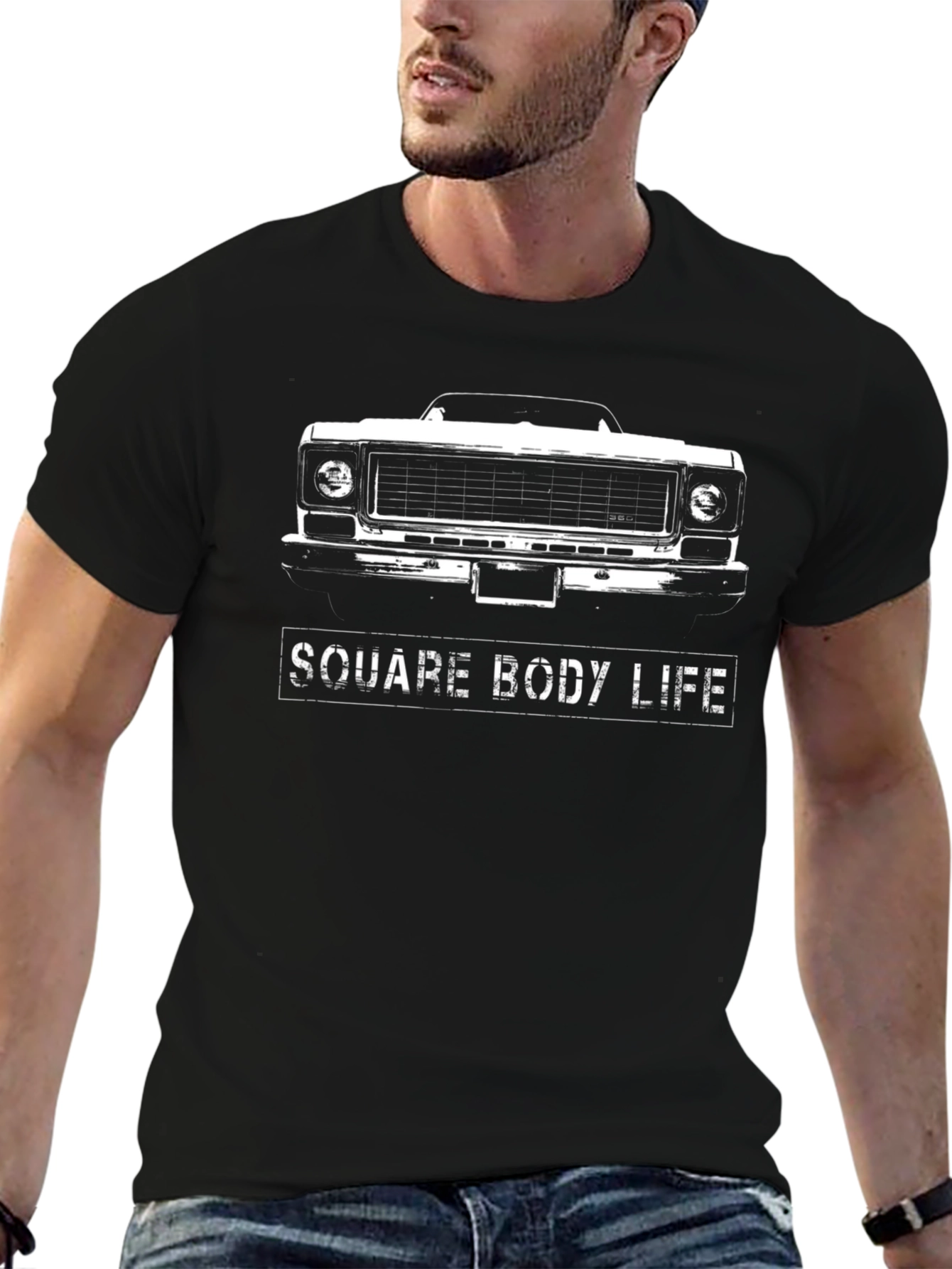 Square Body Life T-Shirt - Classic Truck Design