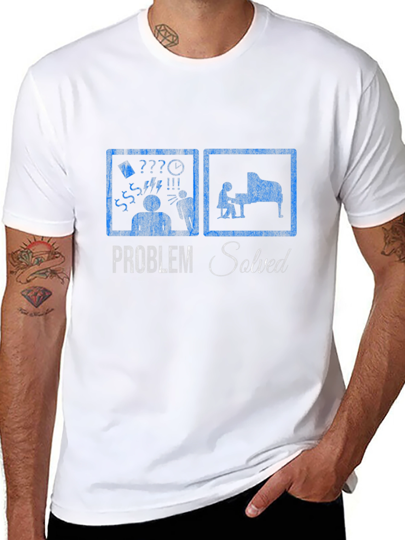 Problem Solved Piano T-Shirt