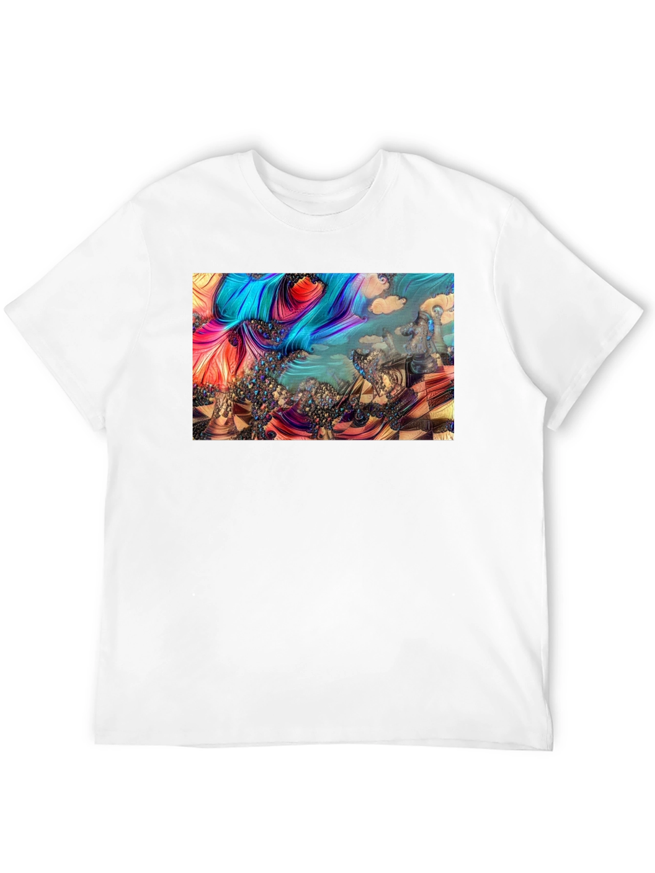 Abstract Chess Landscape Graphic Tee
