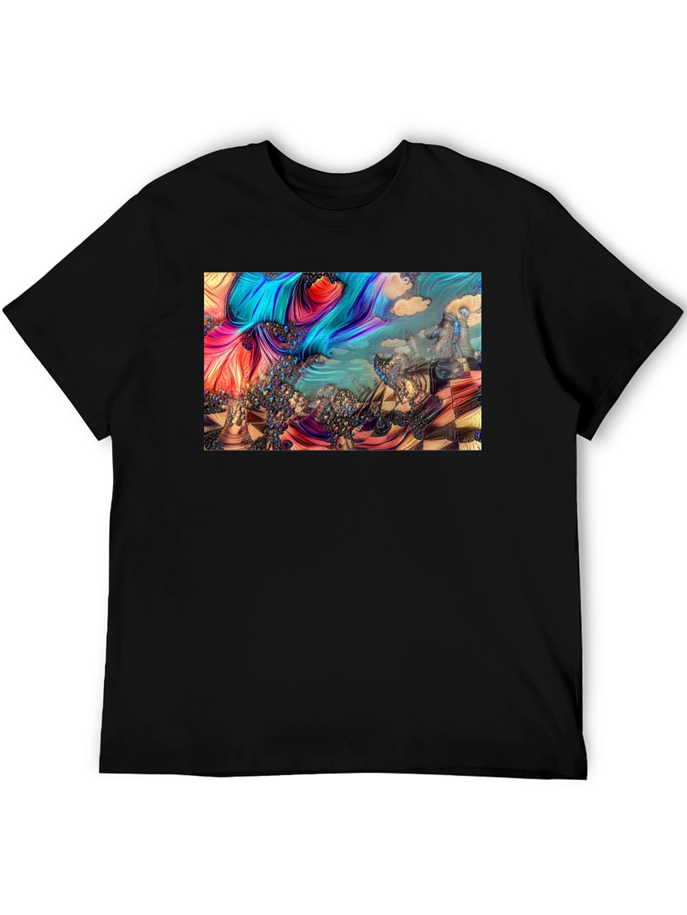 Abstract Chess Landscape Graphic Tee