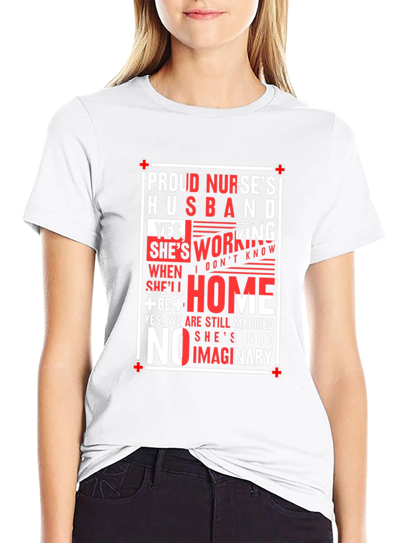Proud Nurses Husband Graphic Tee