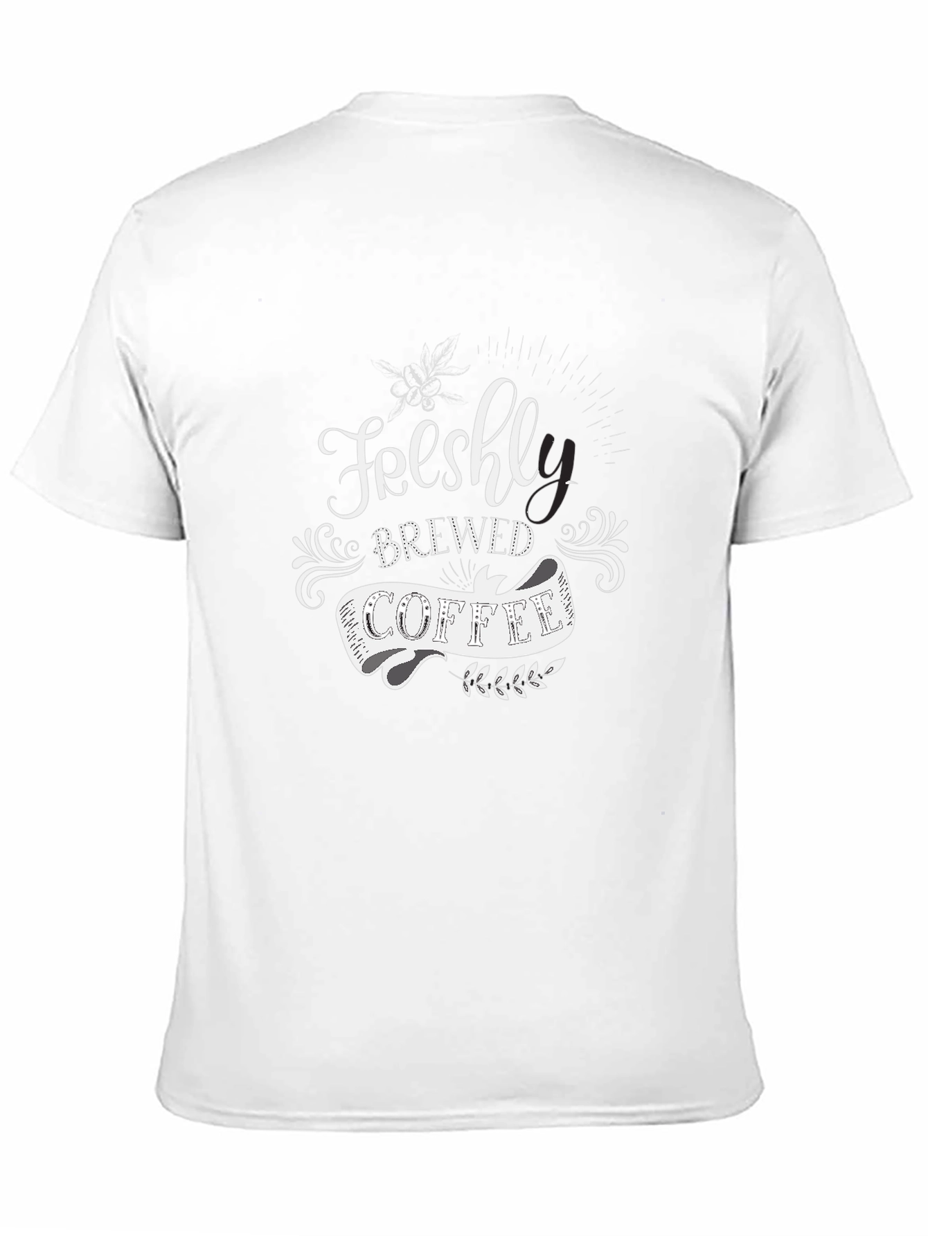 Freshly Brewed Coffee Black T-Shirt - Unisex