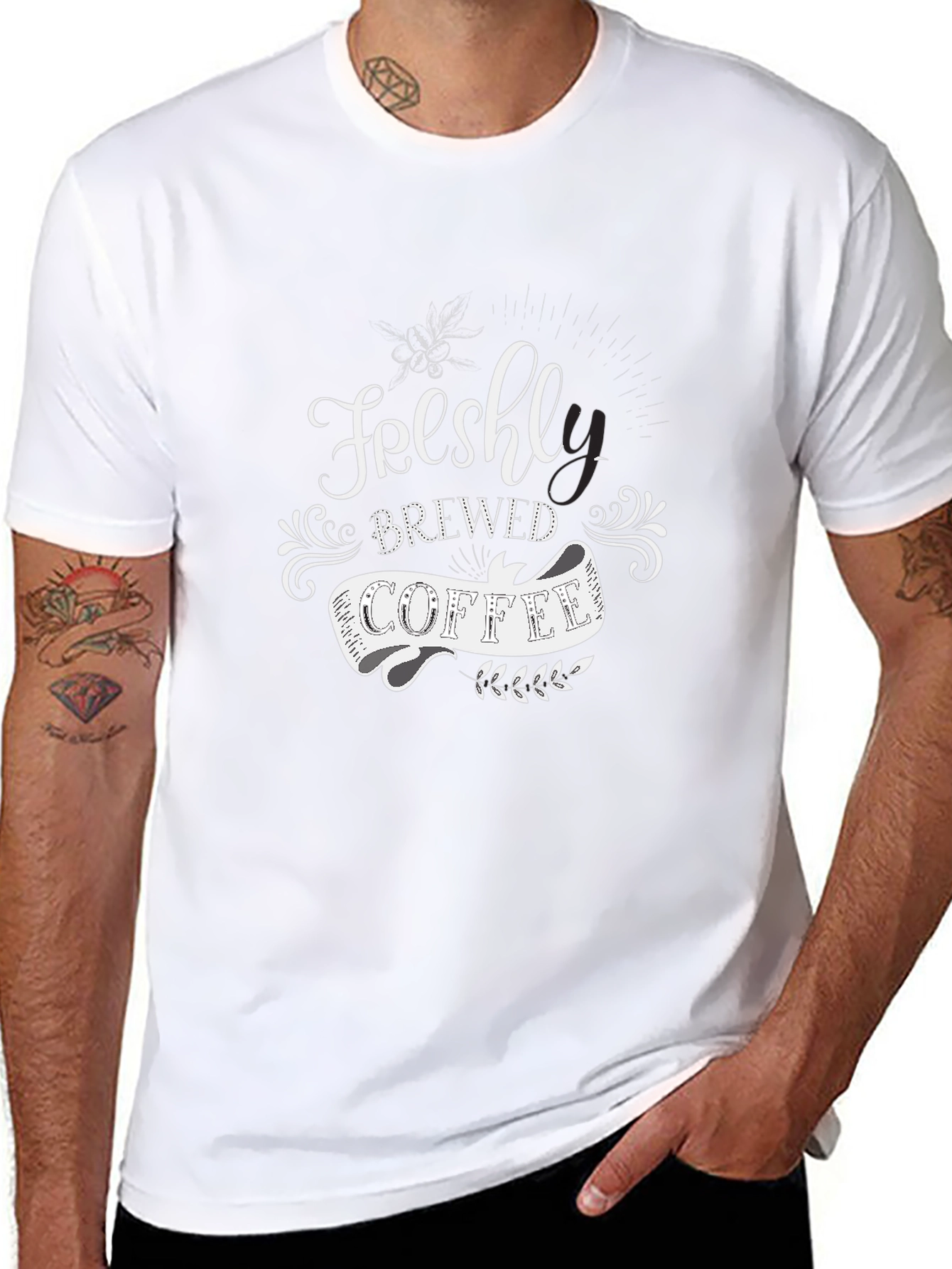 Freshly Brewed Coffee Black T-Shirt - Unisex