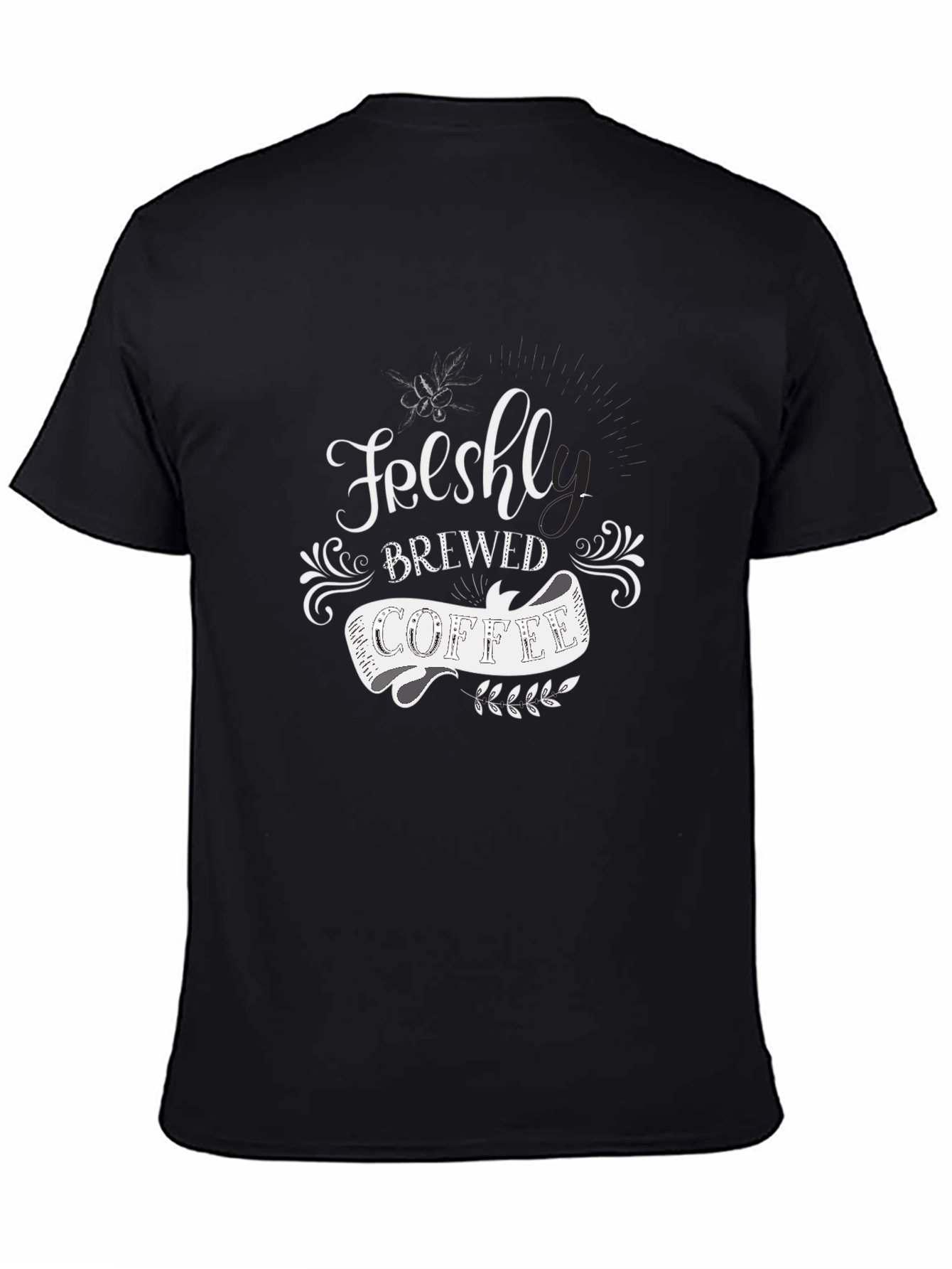 Freshly Brewed Coffee Black T-Shirt - Unisex