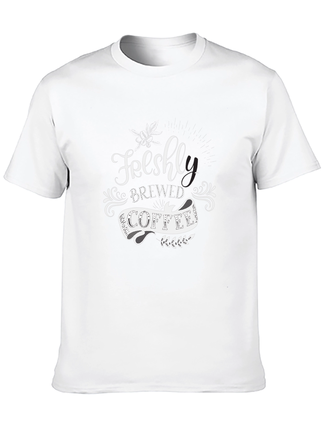 Freshly Brewed Coffee Black T-Shirt - Unisex