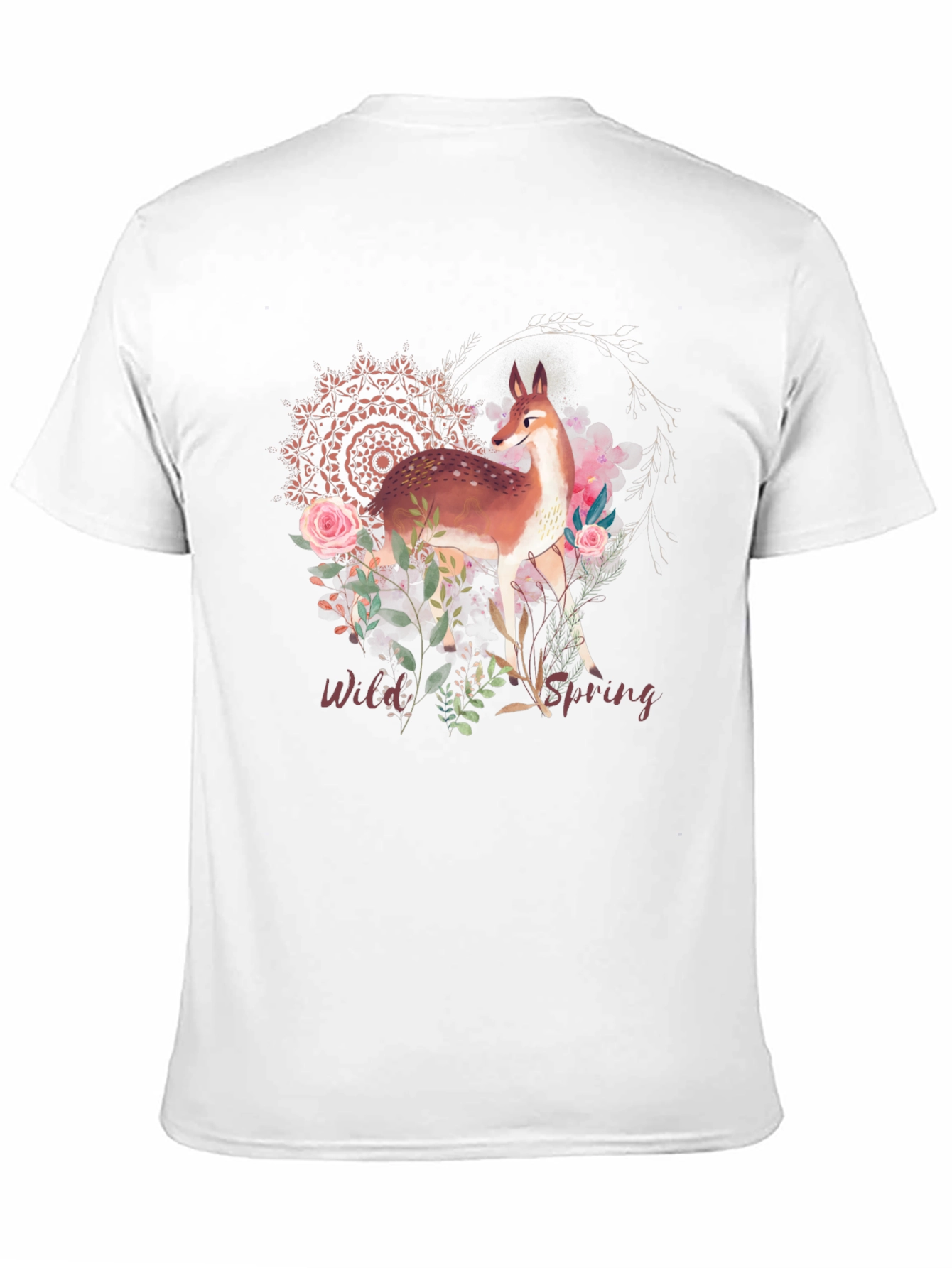 Wild Spring Deer Graphic Tee