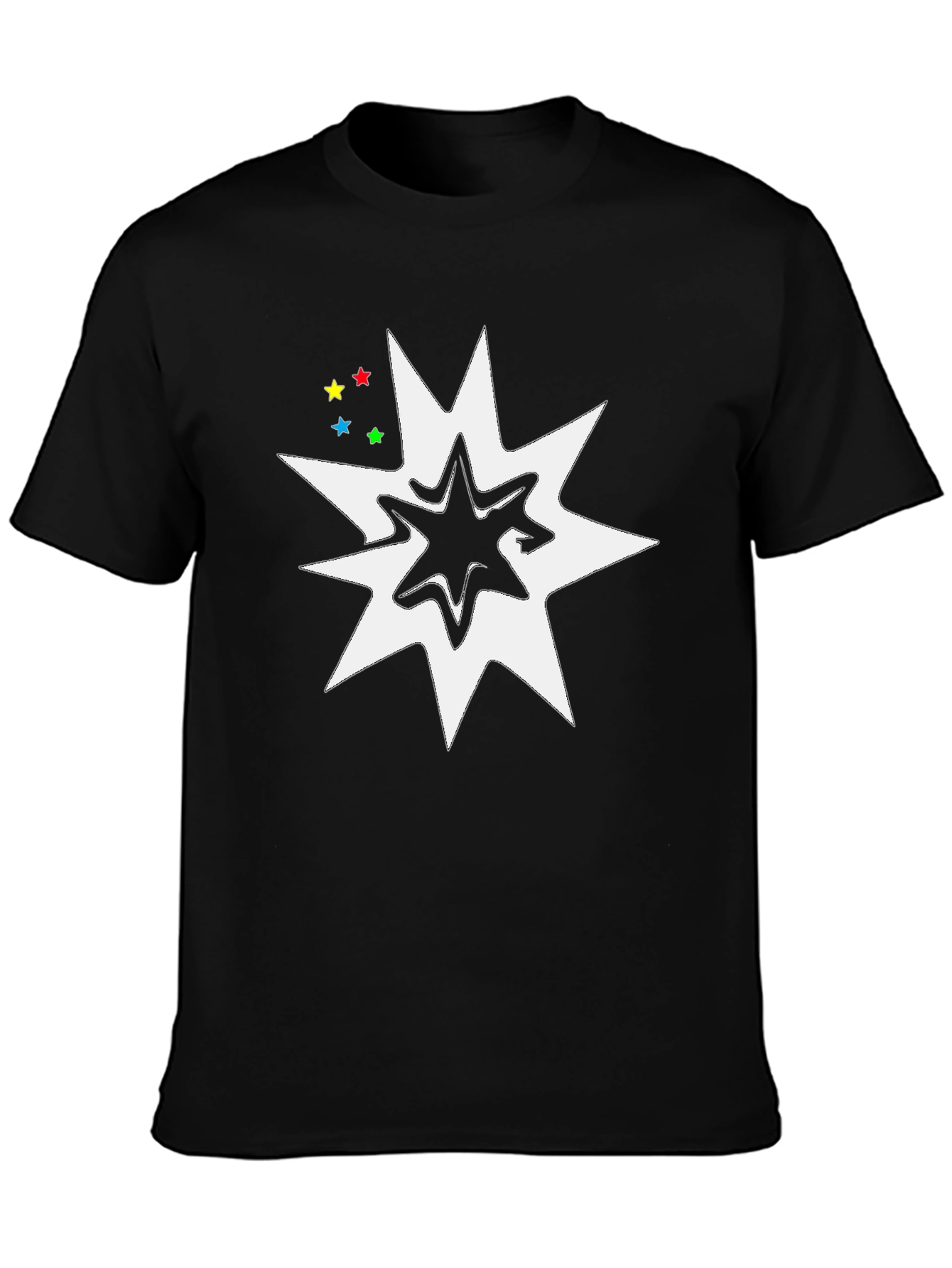 Starburst Graphic Tee - Black