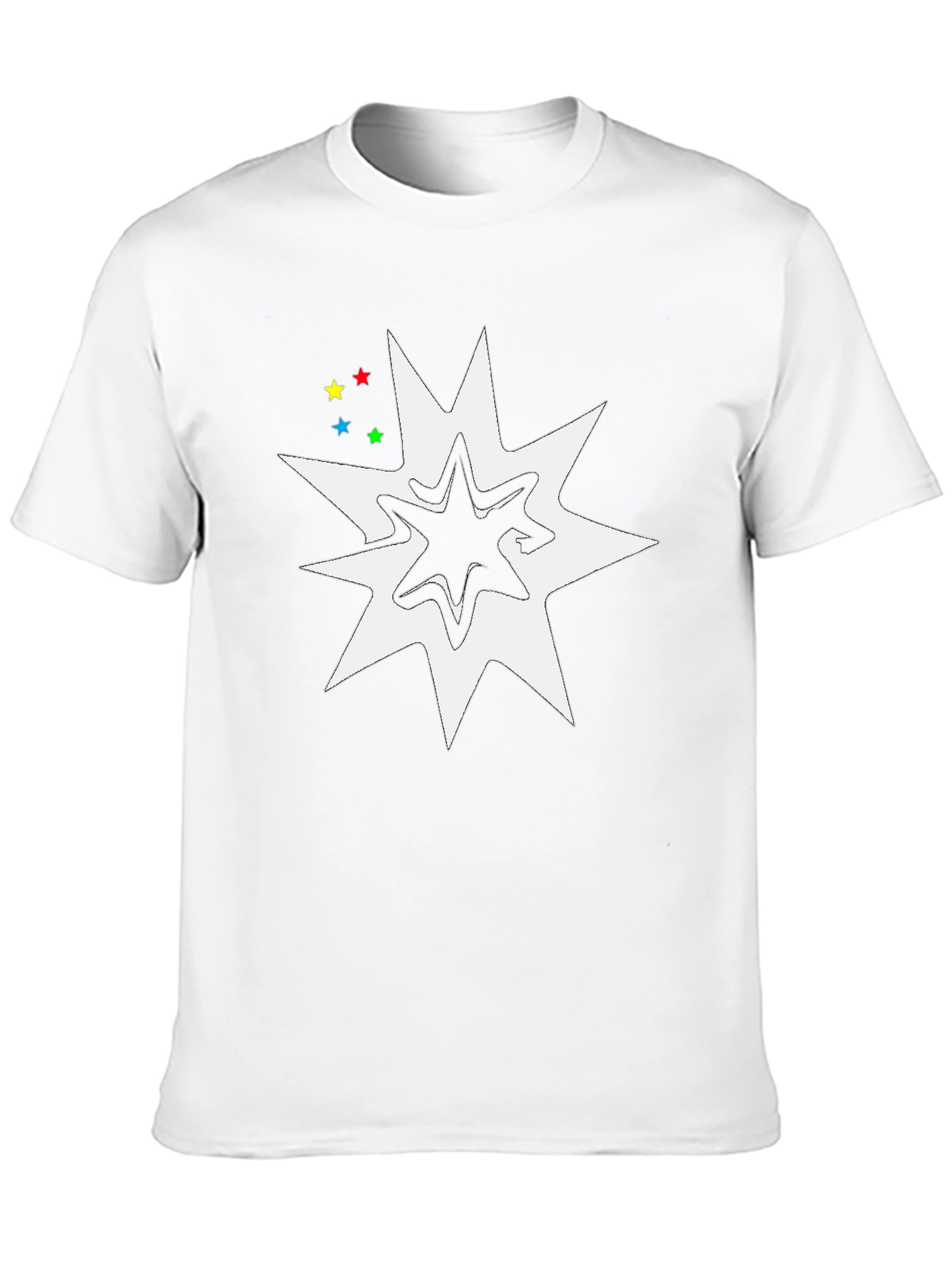 Starburst Graphic Tee - Black