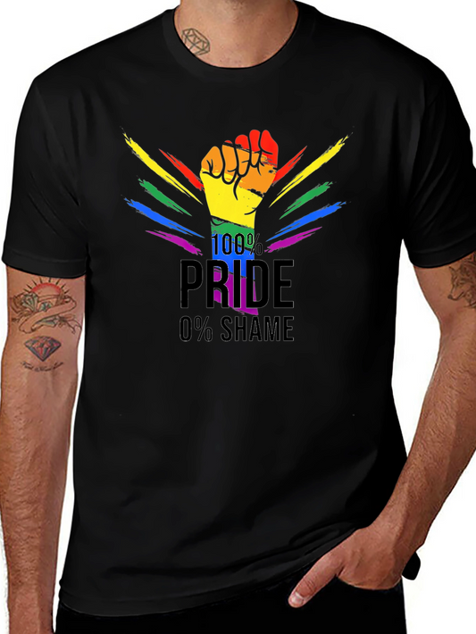 Pride T-Shirt - 100% Pride 0% Shame