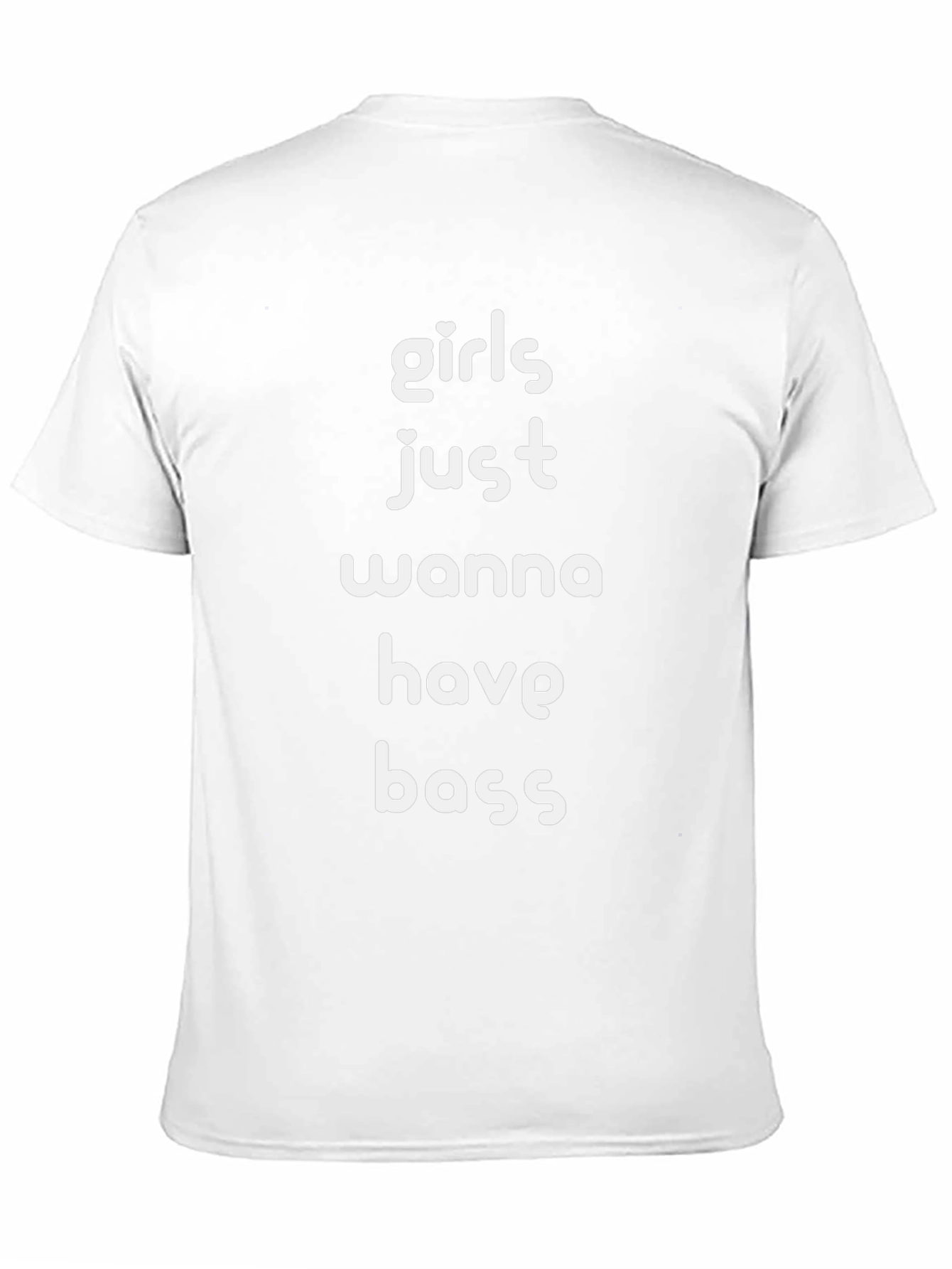 Girls Just Wanna Have Bass Black T-Shirt