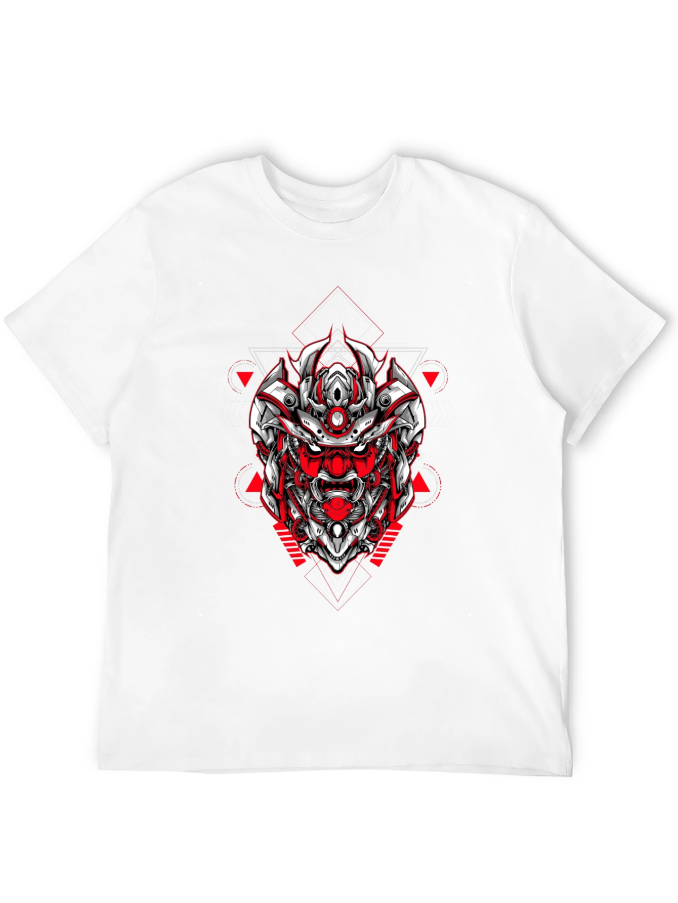 Samurai Robot Graphic Tee - Black