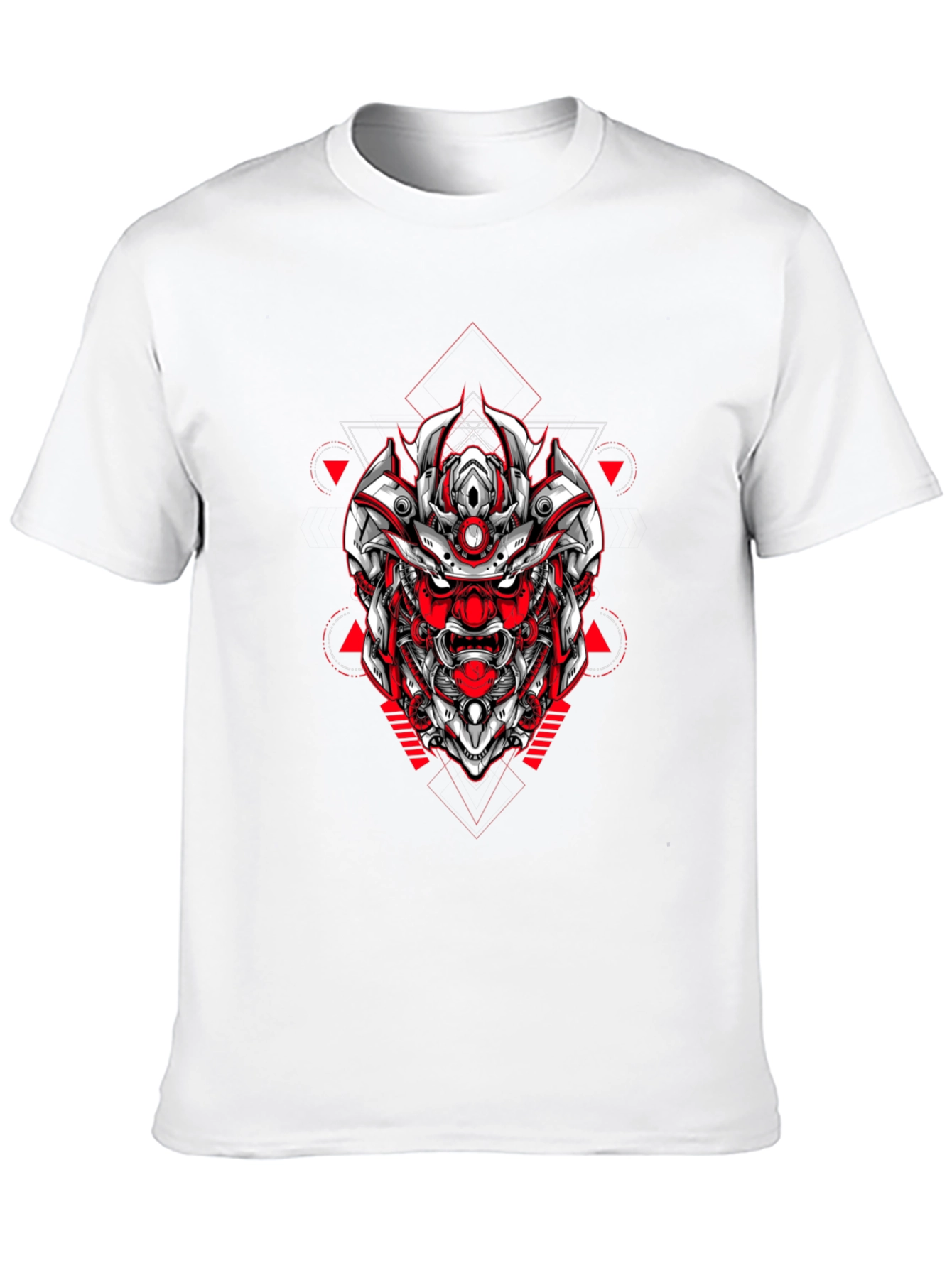 Samurai Robot Graphic Tee - Black