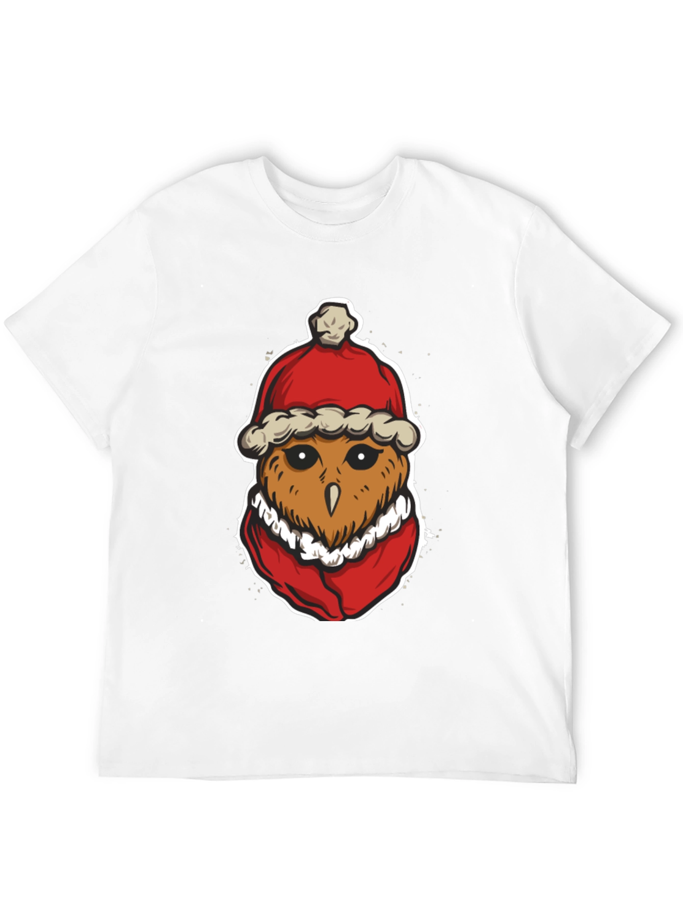 Festive Owl T-Shirt: Holiday Cheer