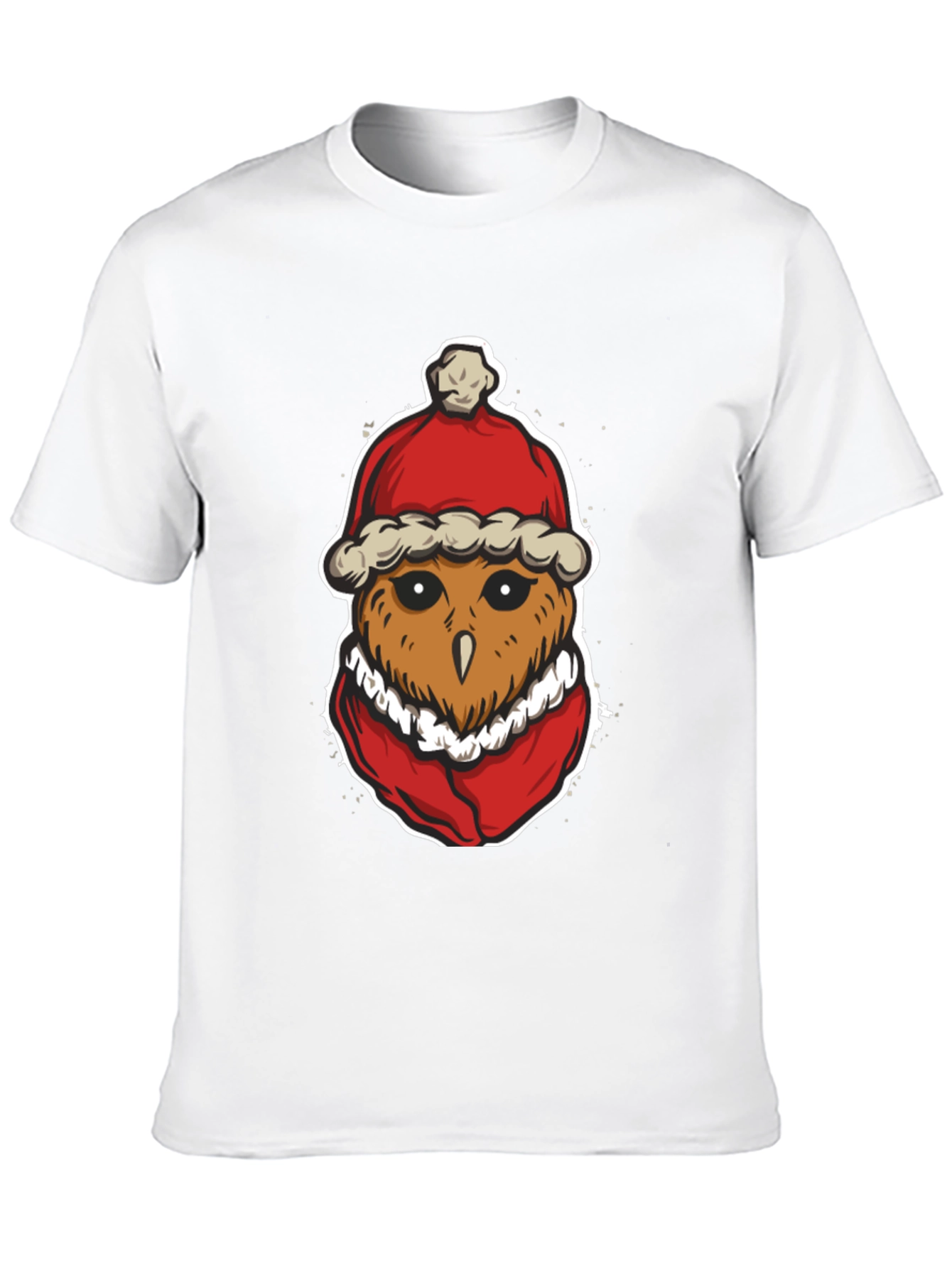 Festive Owl T-Shirt: Holiday Cheer