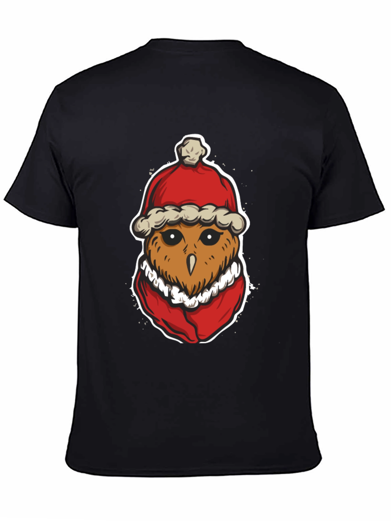 Festive Owl T-Shirt: Holiday Cheer