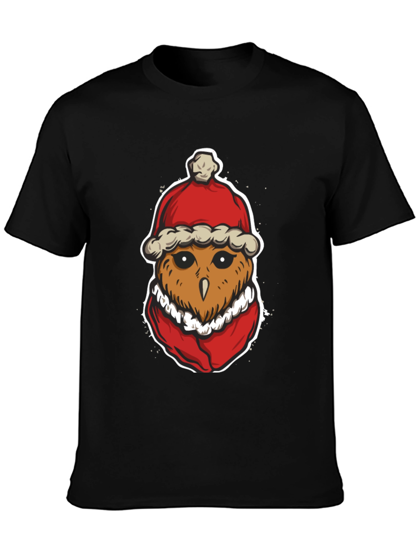 Festive Owl T-Shirt: Holiday Cheer