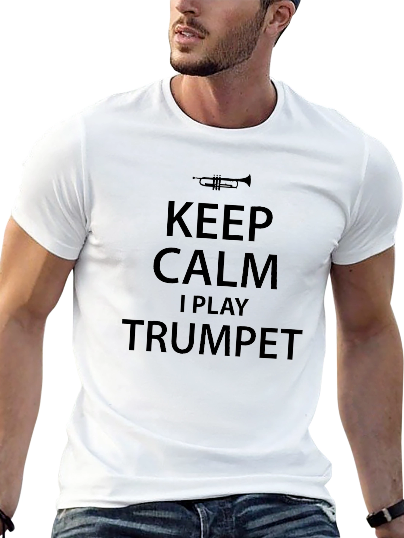 Keep Calm I Play Trumpet T-Shirt - Musician Tee
