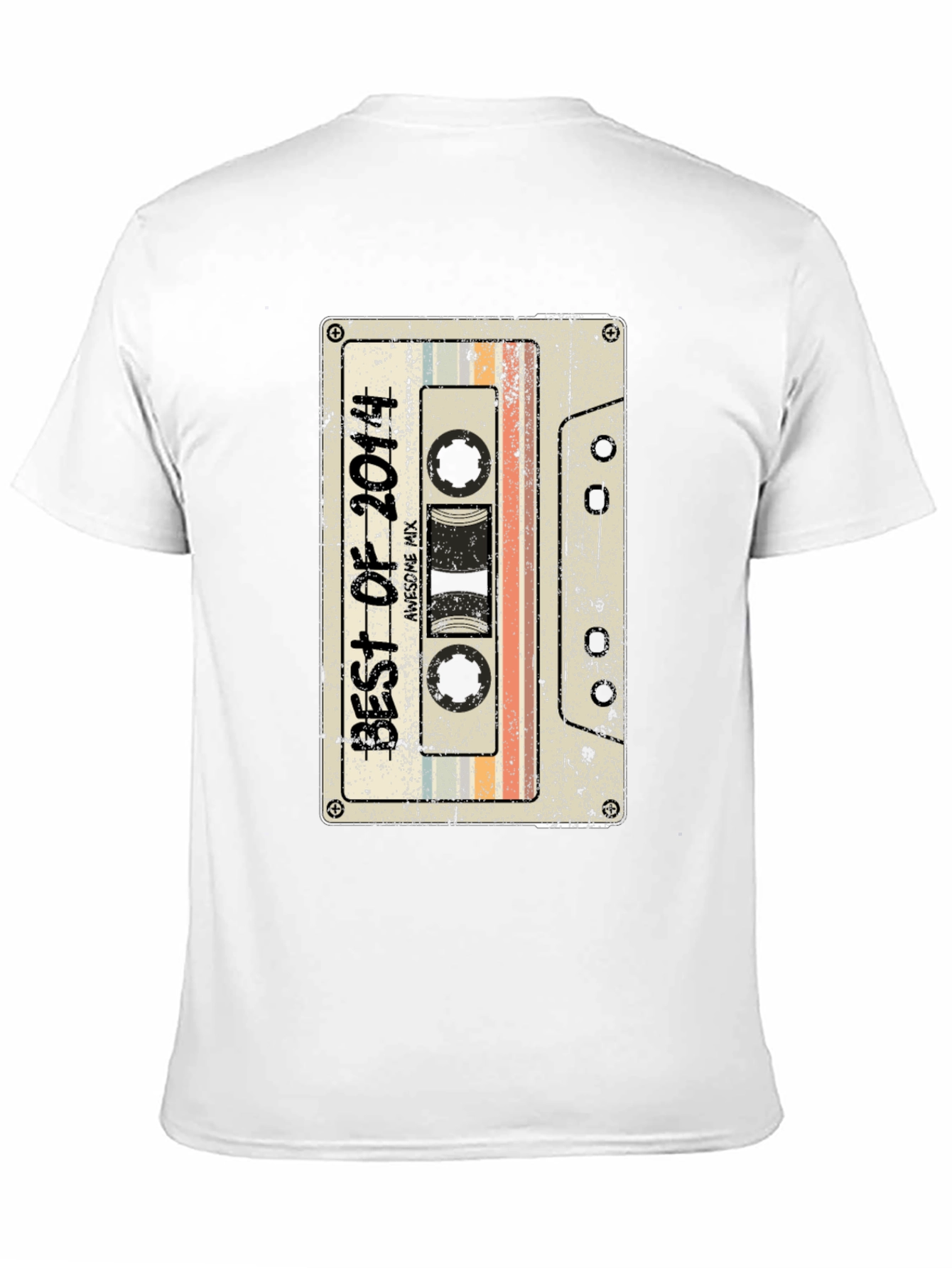Retro Best of 2014 Cassette Tape Graphic Tee