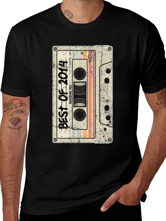 Retro Best of 2014 Cassette Tape Graphic Tee